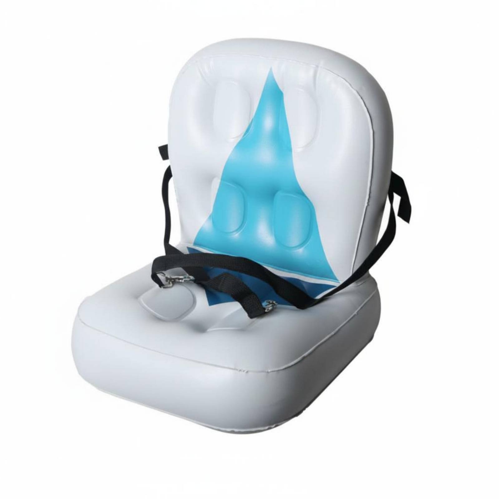 Comfortable Inflatable Kayak Seat Easy to Install Inflatable Backrest Seat Cushioned Kayak Backrest Cushion Waterproof for Canoeing, Kayaking, Paddling