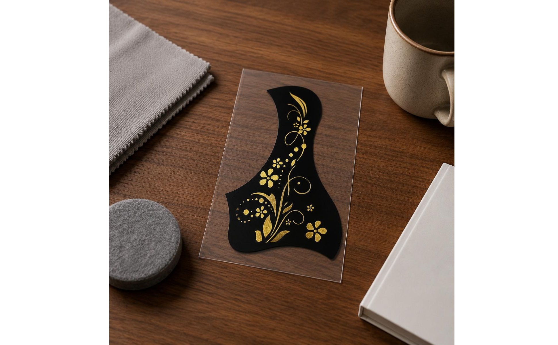 10 Stück selbstklebendes Gitarren-Pickguard Kratzschützend Gitarren-Pickguard