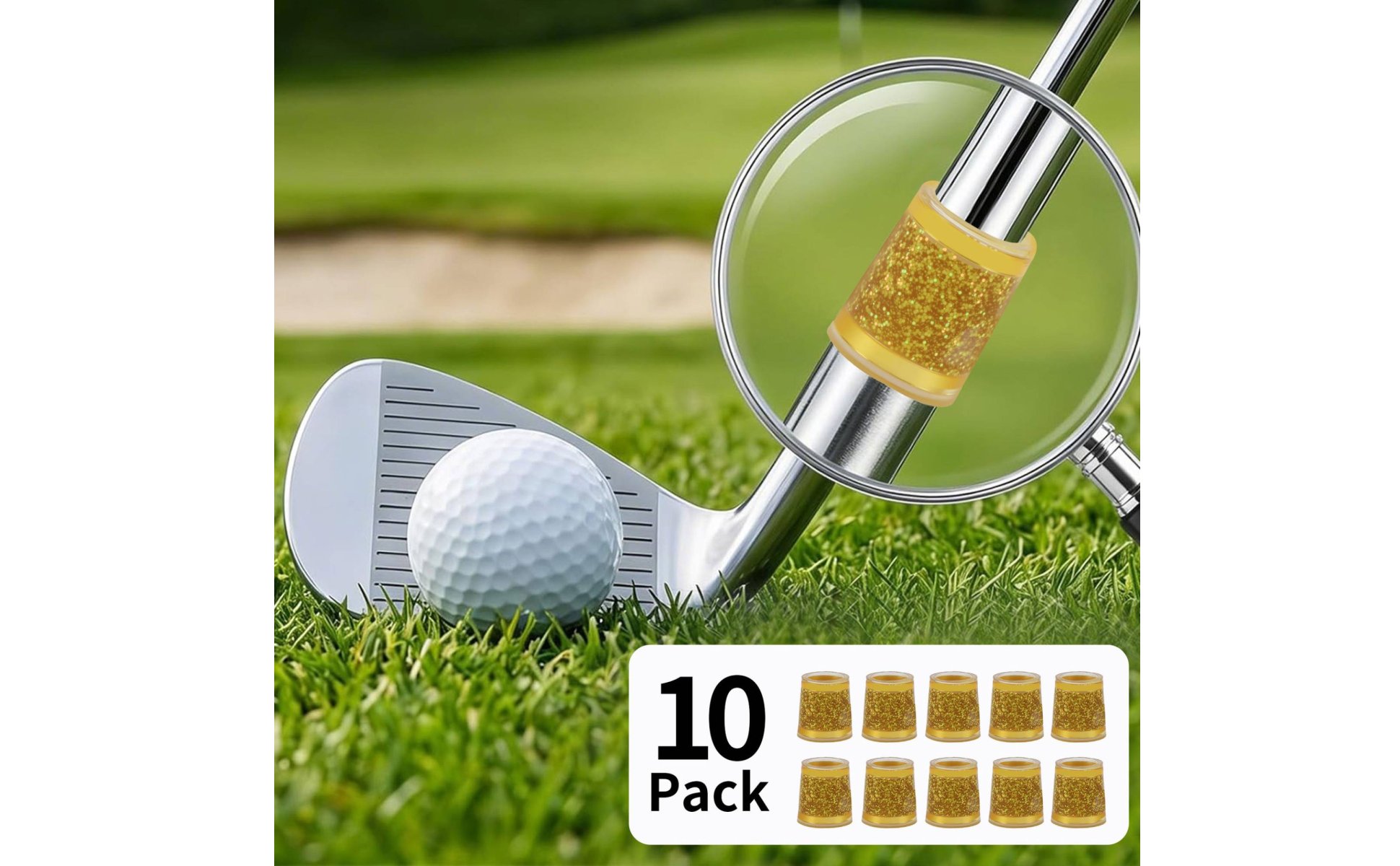 Golf Shaft Sleeve Shielding Golf Grip Cover Fits Most Standard Clubs