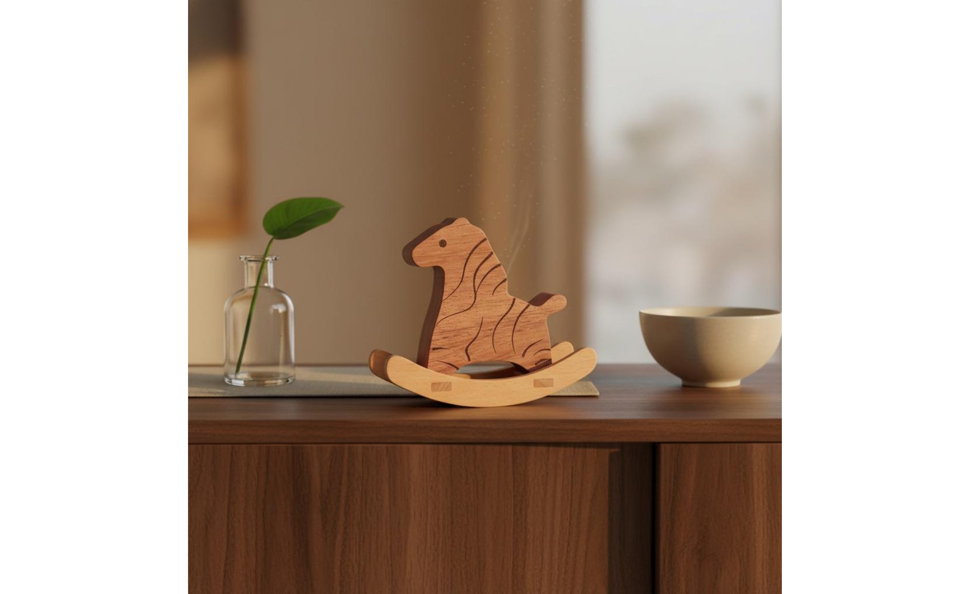 Rocking Horse Aroma Aroma Disperser Desktop Wooden Horse Aroma Disperser