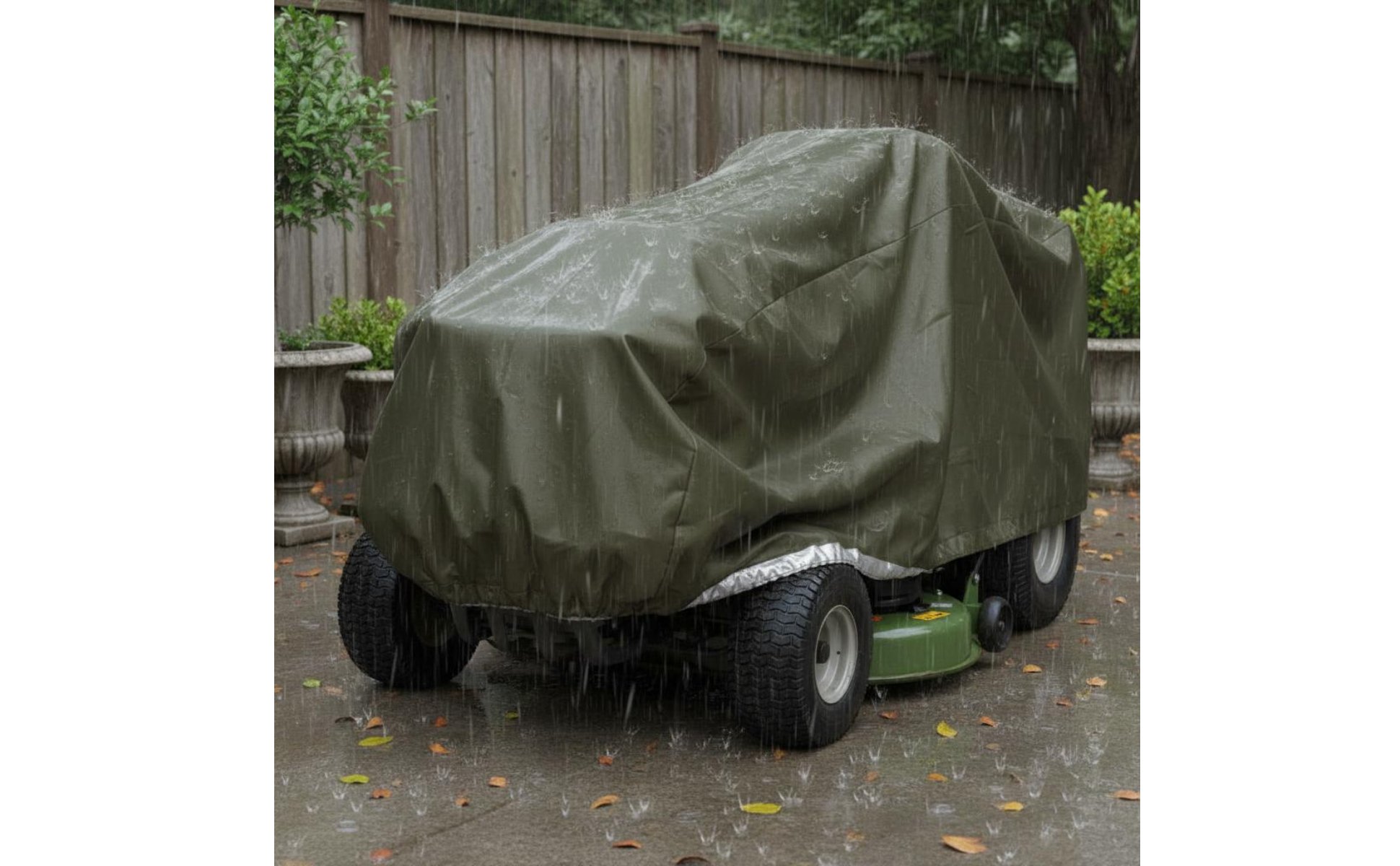 Waterproof Tractor Cover 210D Oxford Material Riding Lawn Tractor Cover