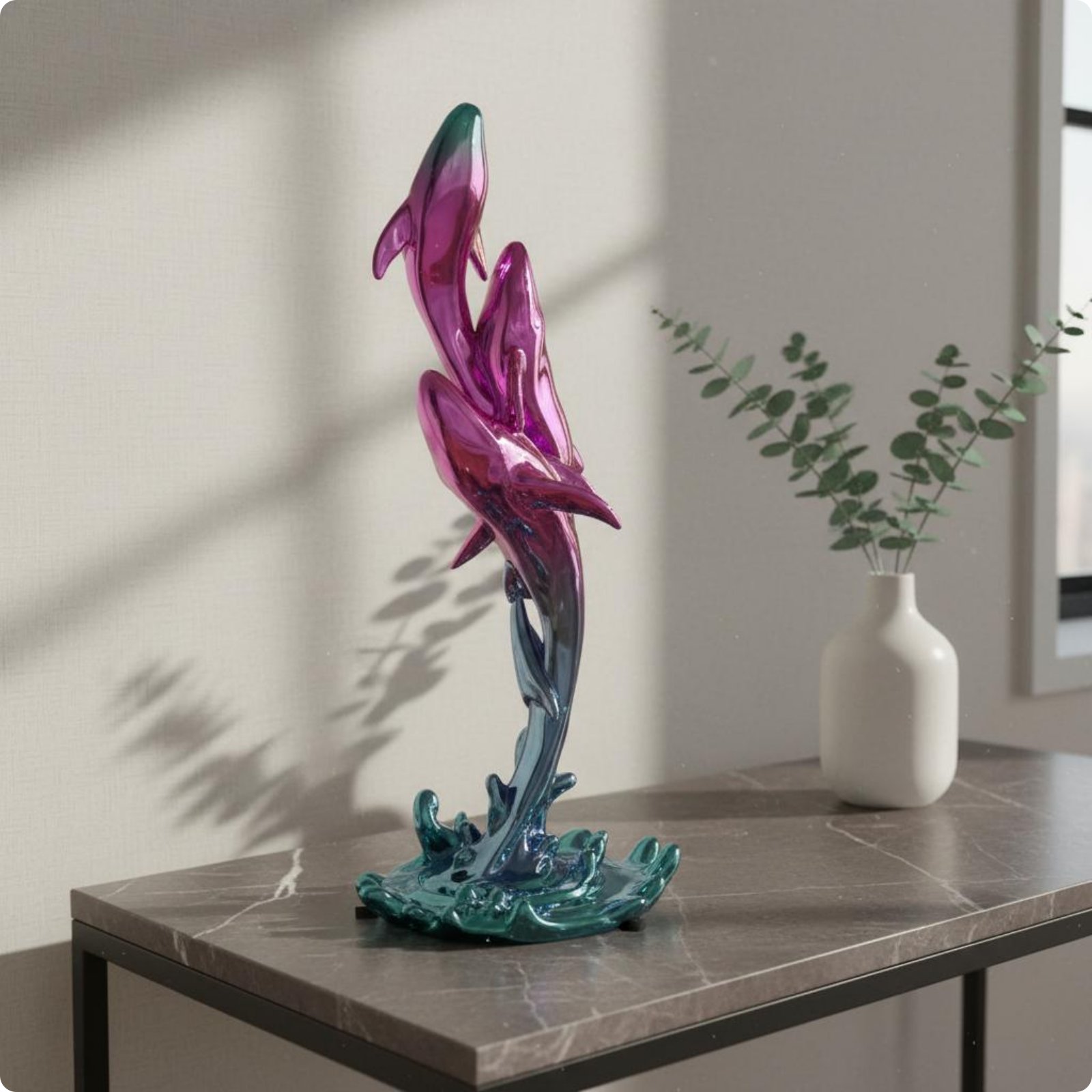 Sea Creature Statue Creative Design Sea Creature Sculpture Collectible