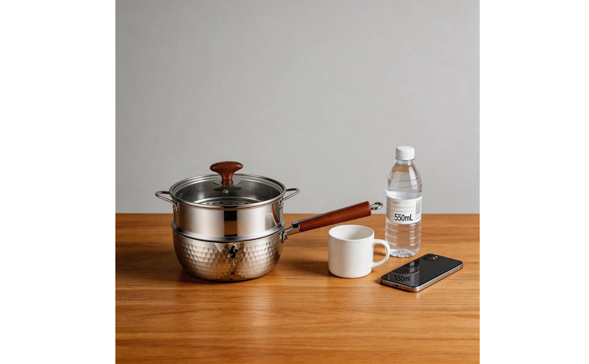 316L Stainless Steel Pot No Coating Japanese Design Ice Pot Single Handle