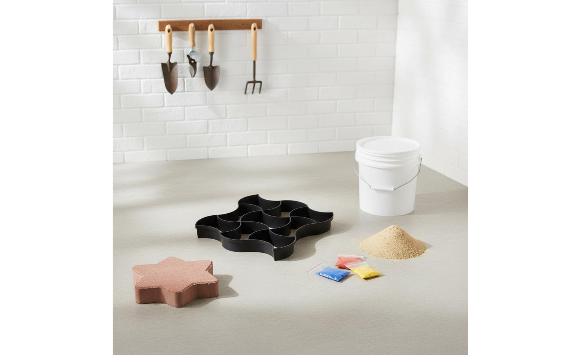 Cobblestone Mold DIY Walk Former Mold Easy to Use for Homeowners, Beginners
