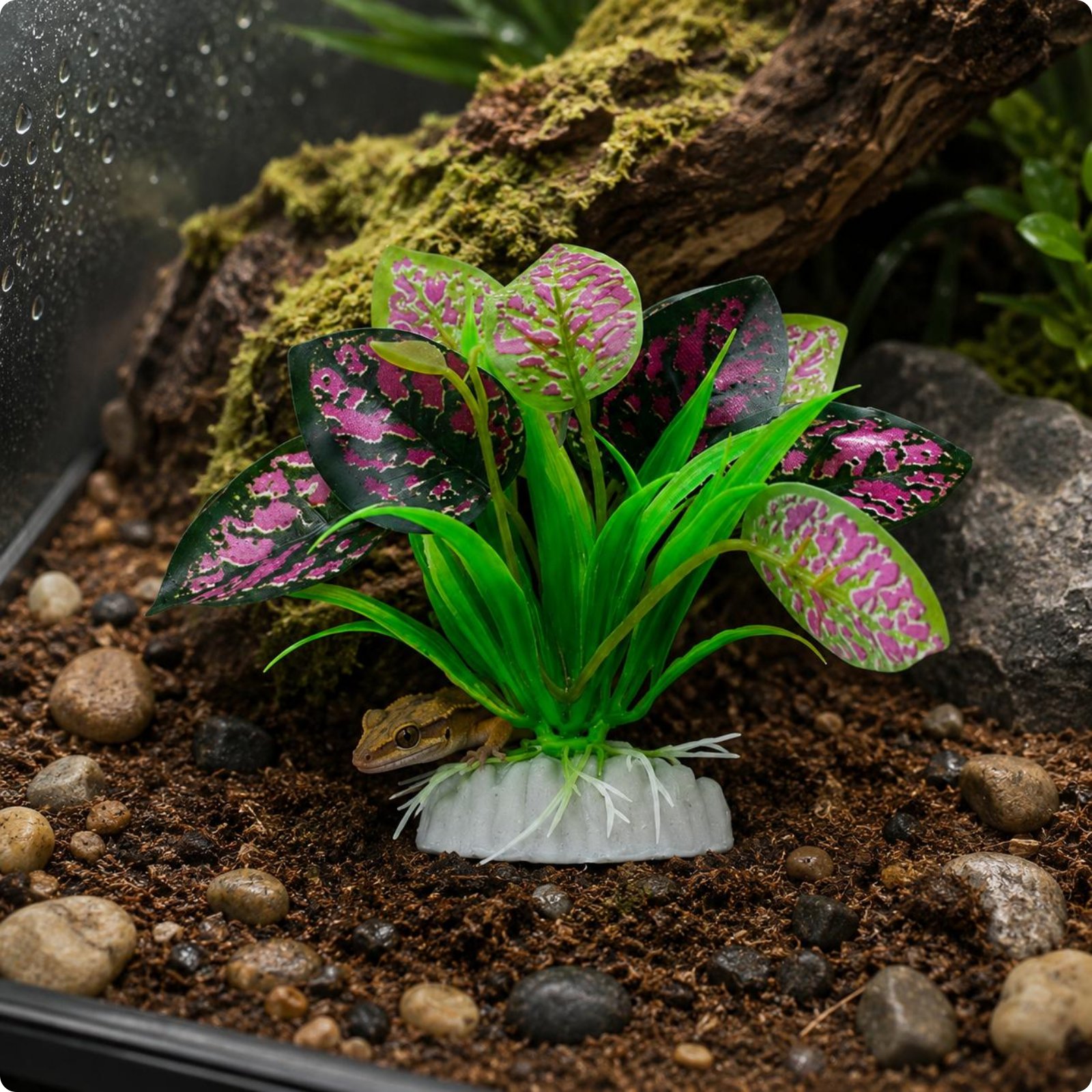 Artificial Herpetological Plant No Fading Artificial Habitat Trailing Foliage