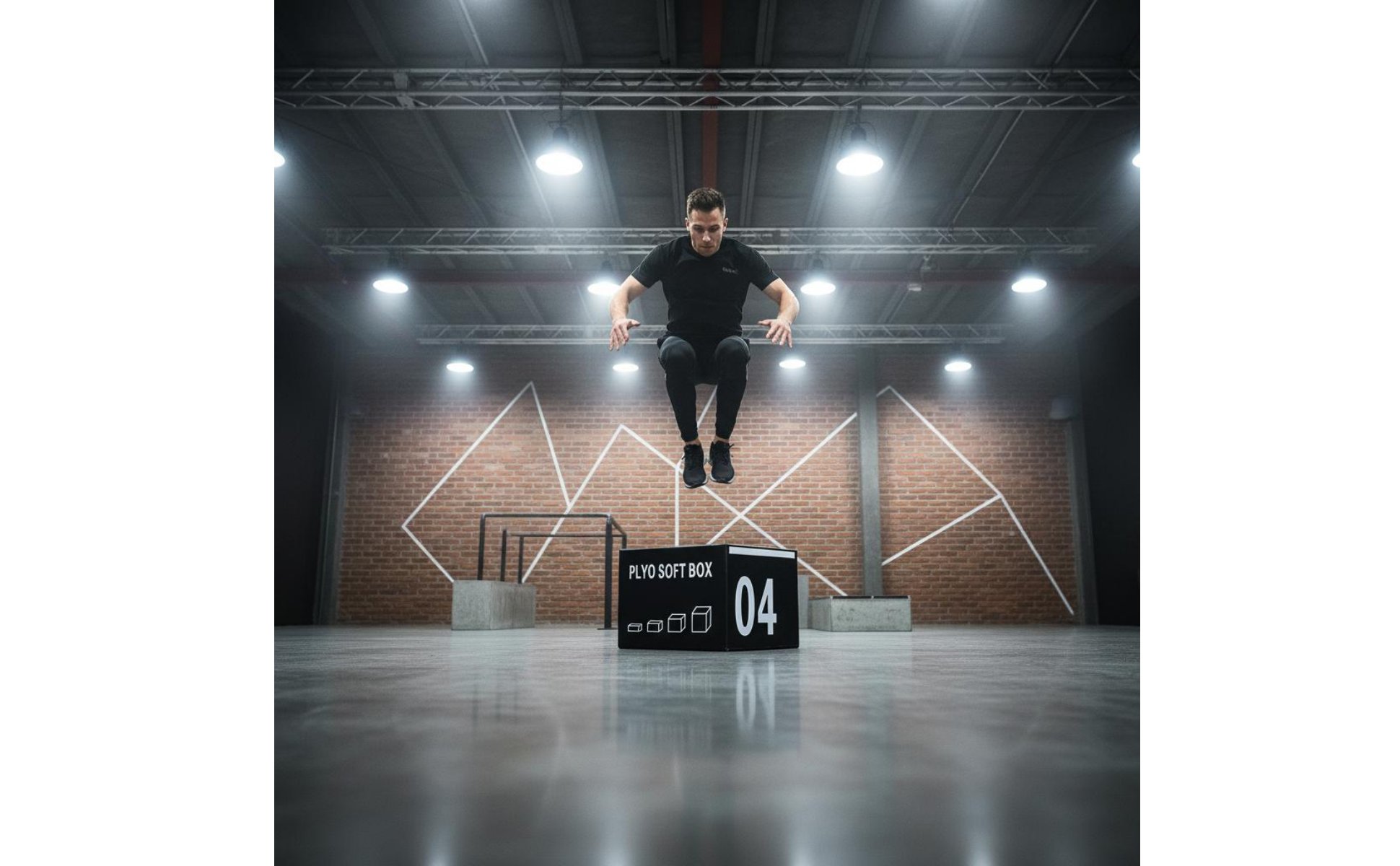 Soft Foam Jump Box Impact Absorbing Soft Exercise Stepping Box Equipment for Kids, Parkour, Gym