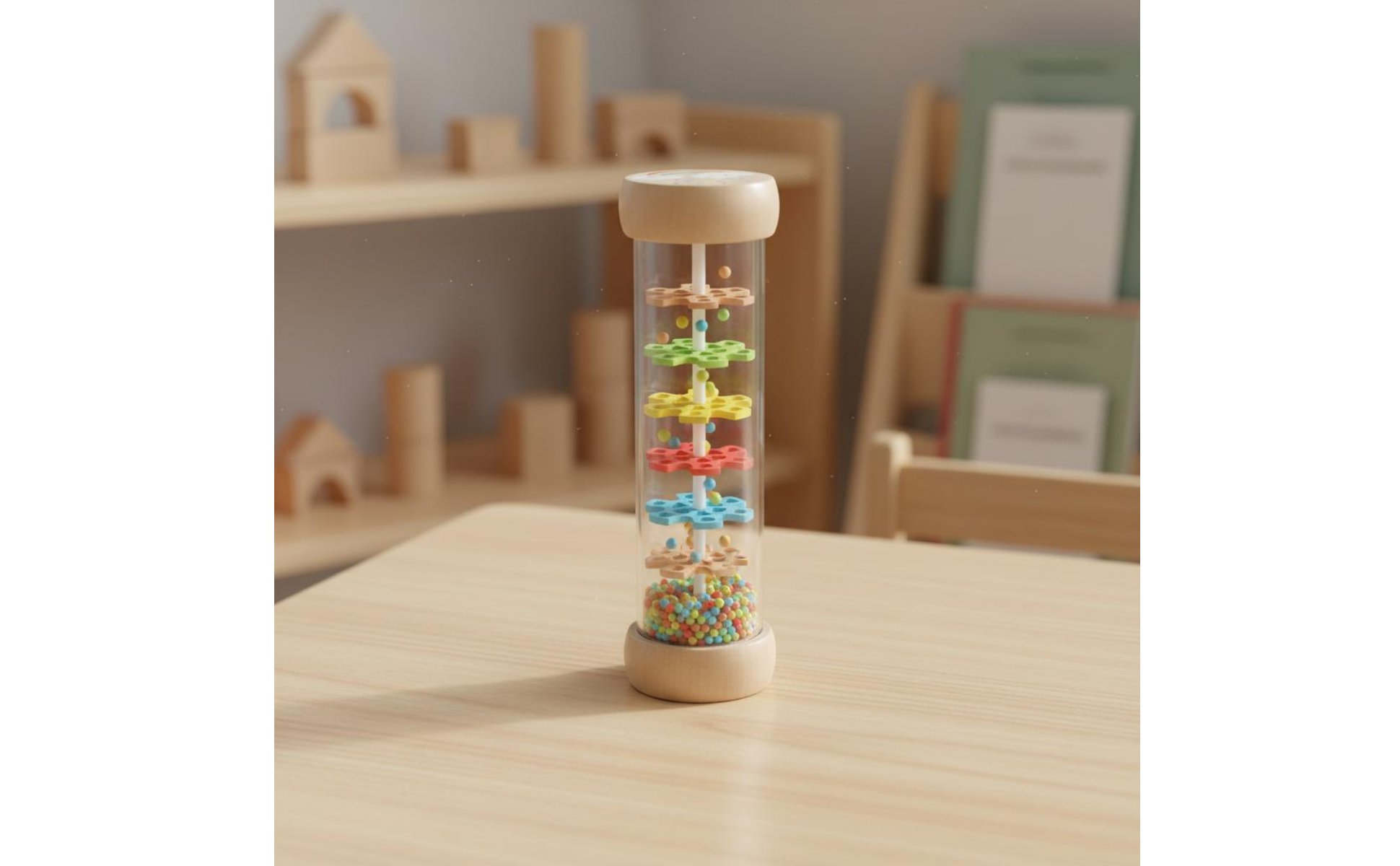 Rain Stick Music Teaching Tool Rain Sound Tube Early Learning for Classroom
