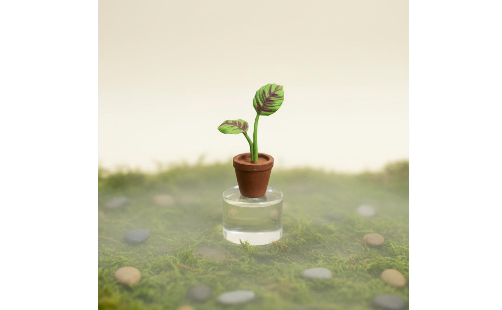 1:64 Scale Plant Miniature 3D Printed Resin Plant Display Realistic