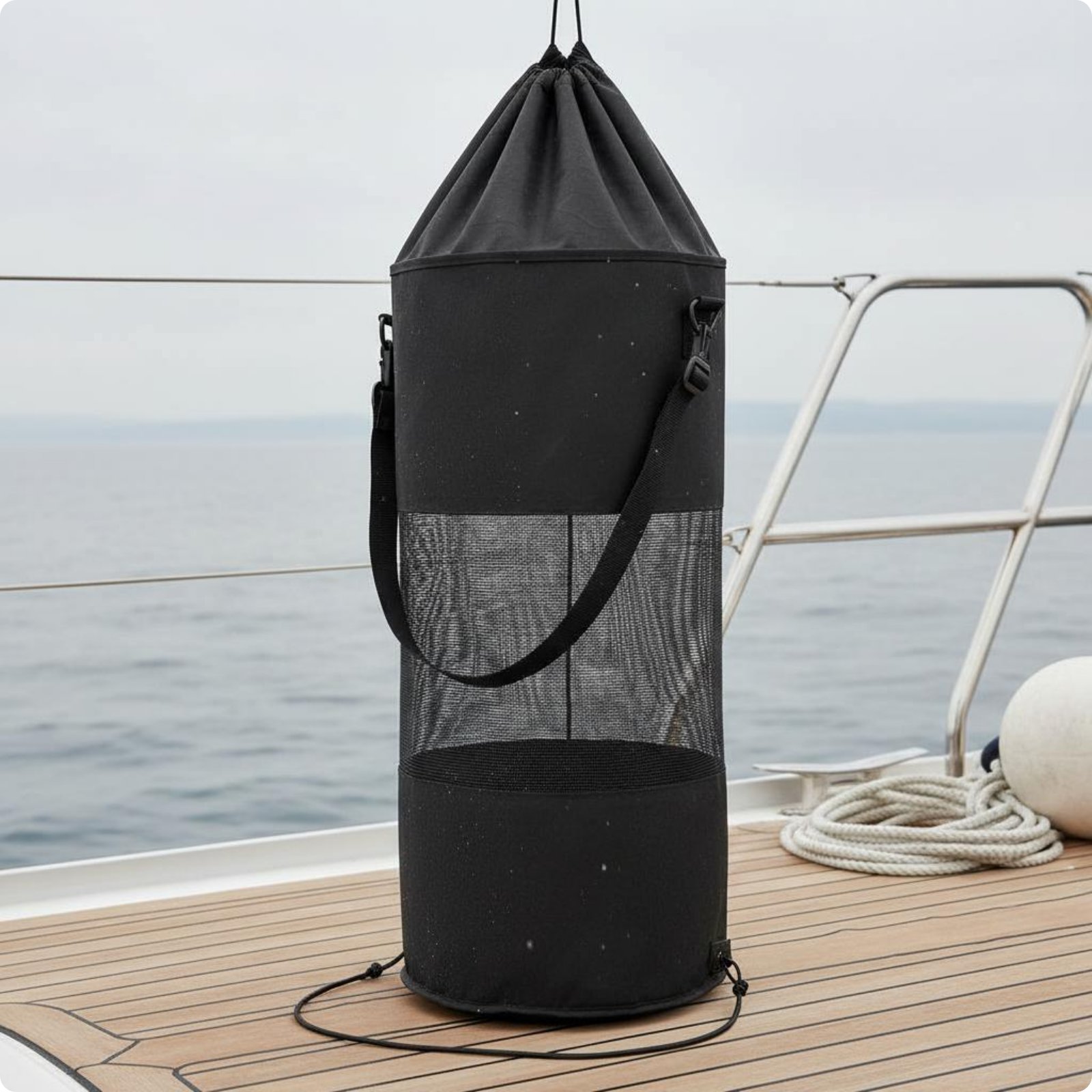 Boat Garbage Bag Breathable Boat Trash Bag Oxford Material for Kayak