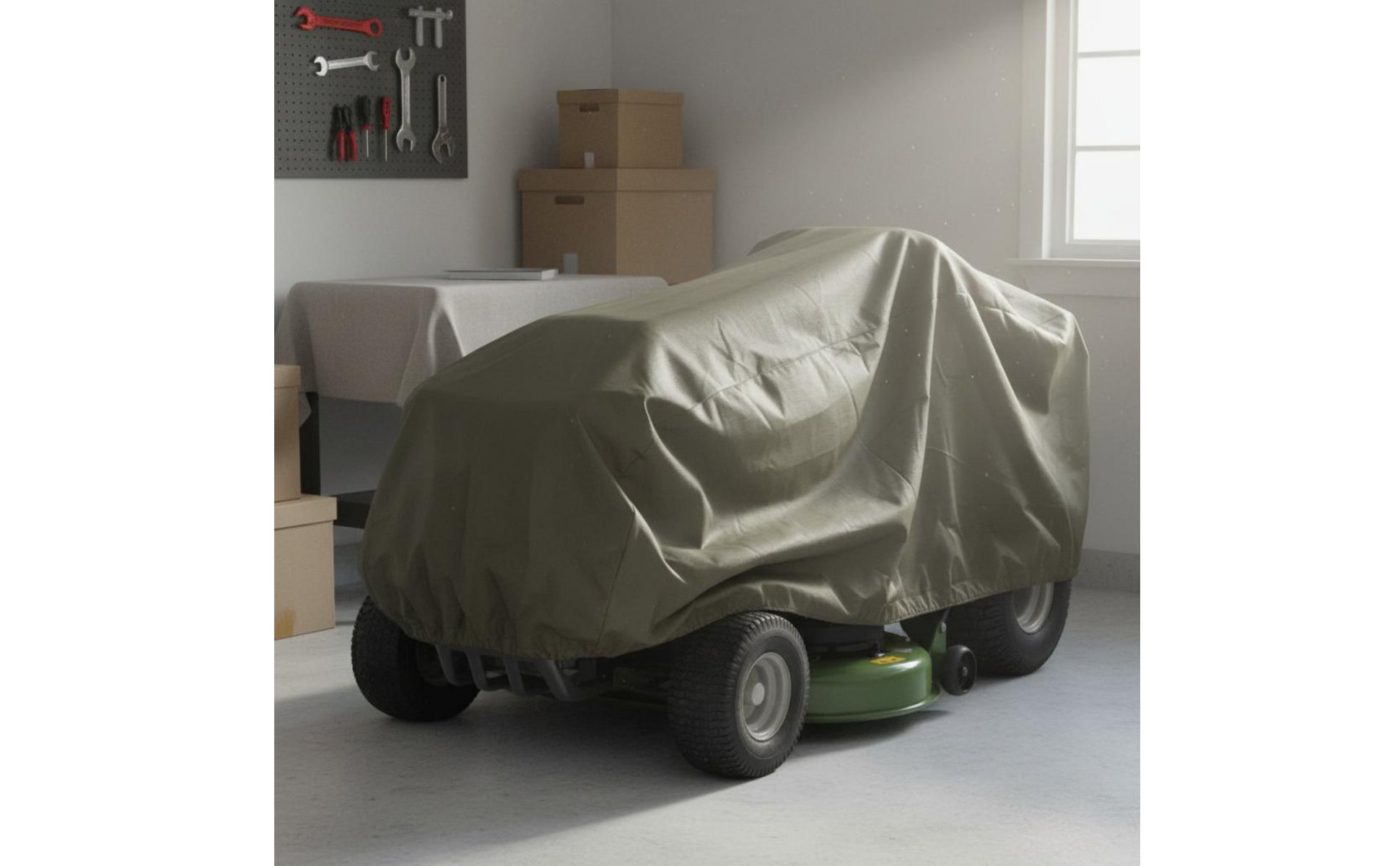 Waterproof Tractor Cover 210D Oxford Material Riding Lawn Tractor Cover