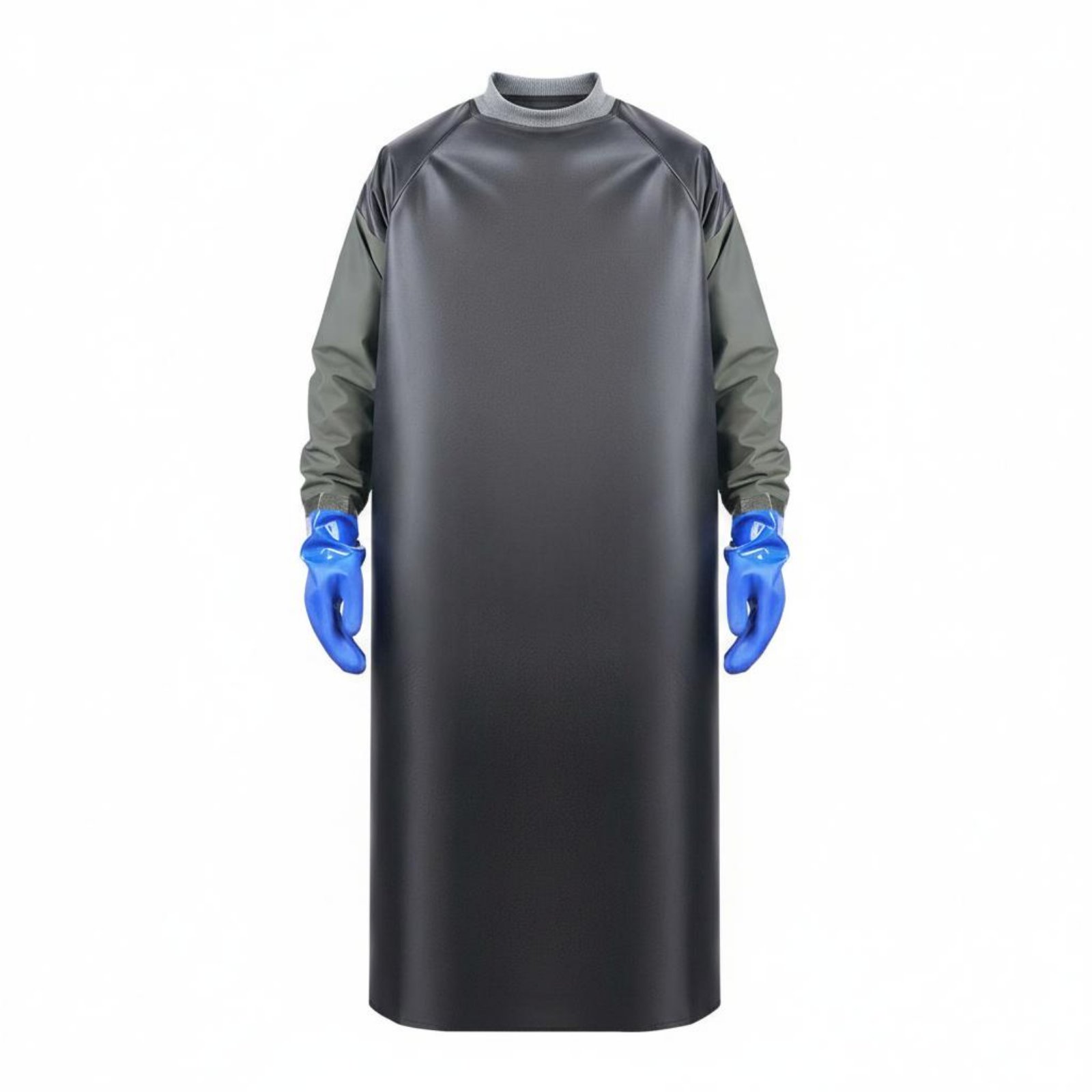 Apron Gloves Workwear Set-Resistant Waterproof Apron Thickened Workwear for Professionals, Seafood Handling Tasks