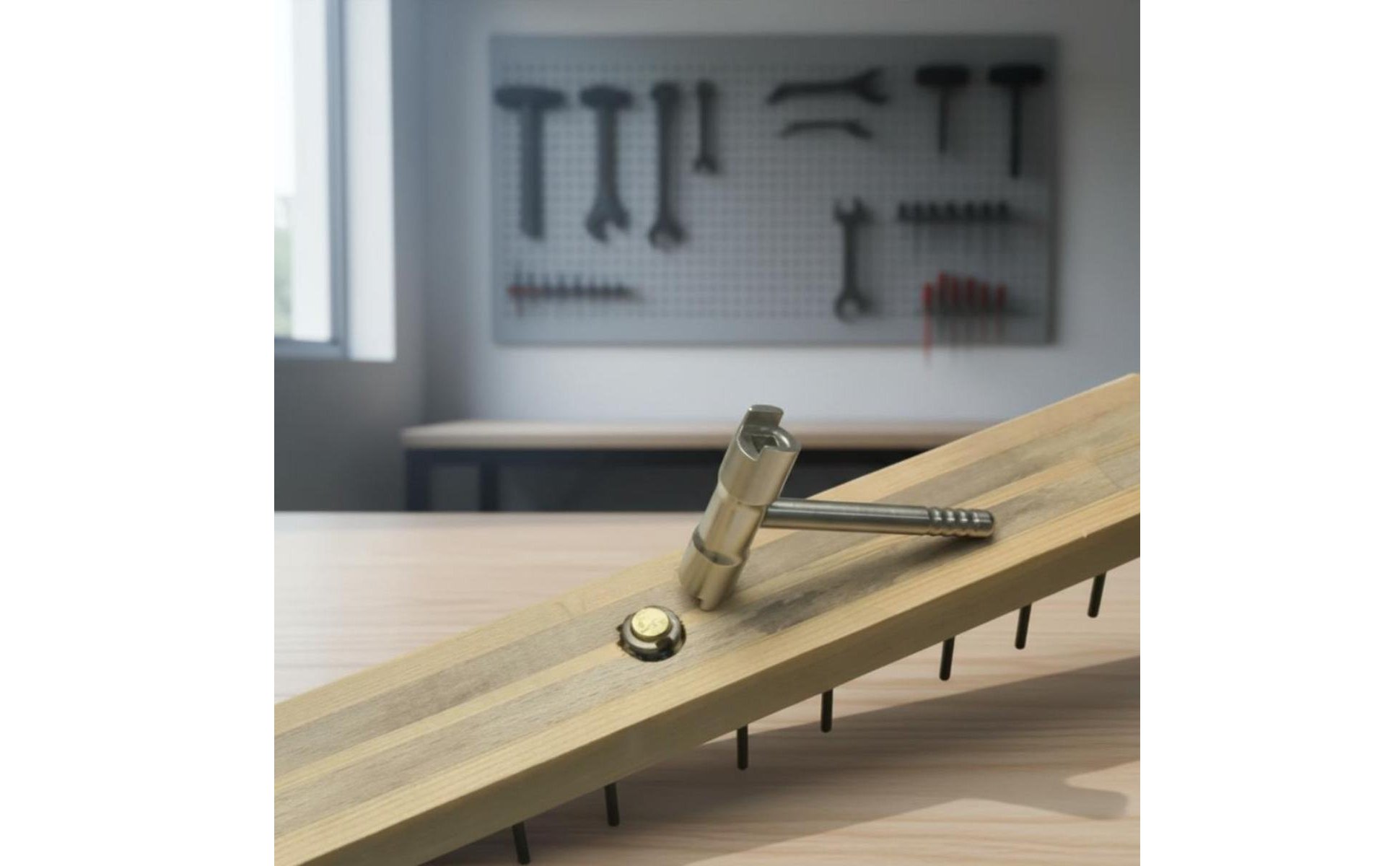 Piano Adjustment Tool Metal Keyboard Screw Wrench Slim for Technicians