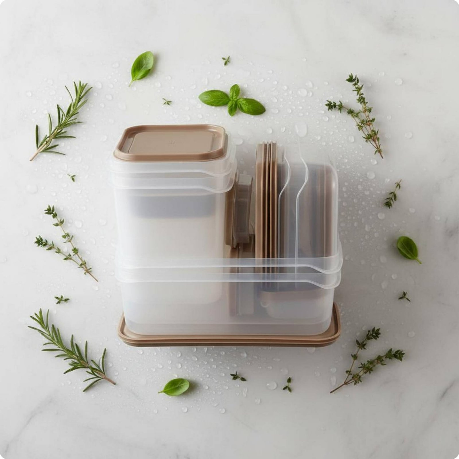 17 Pieces Fridge Storage Box Set Included at No Extra Cost Airtight Food