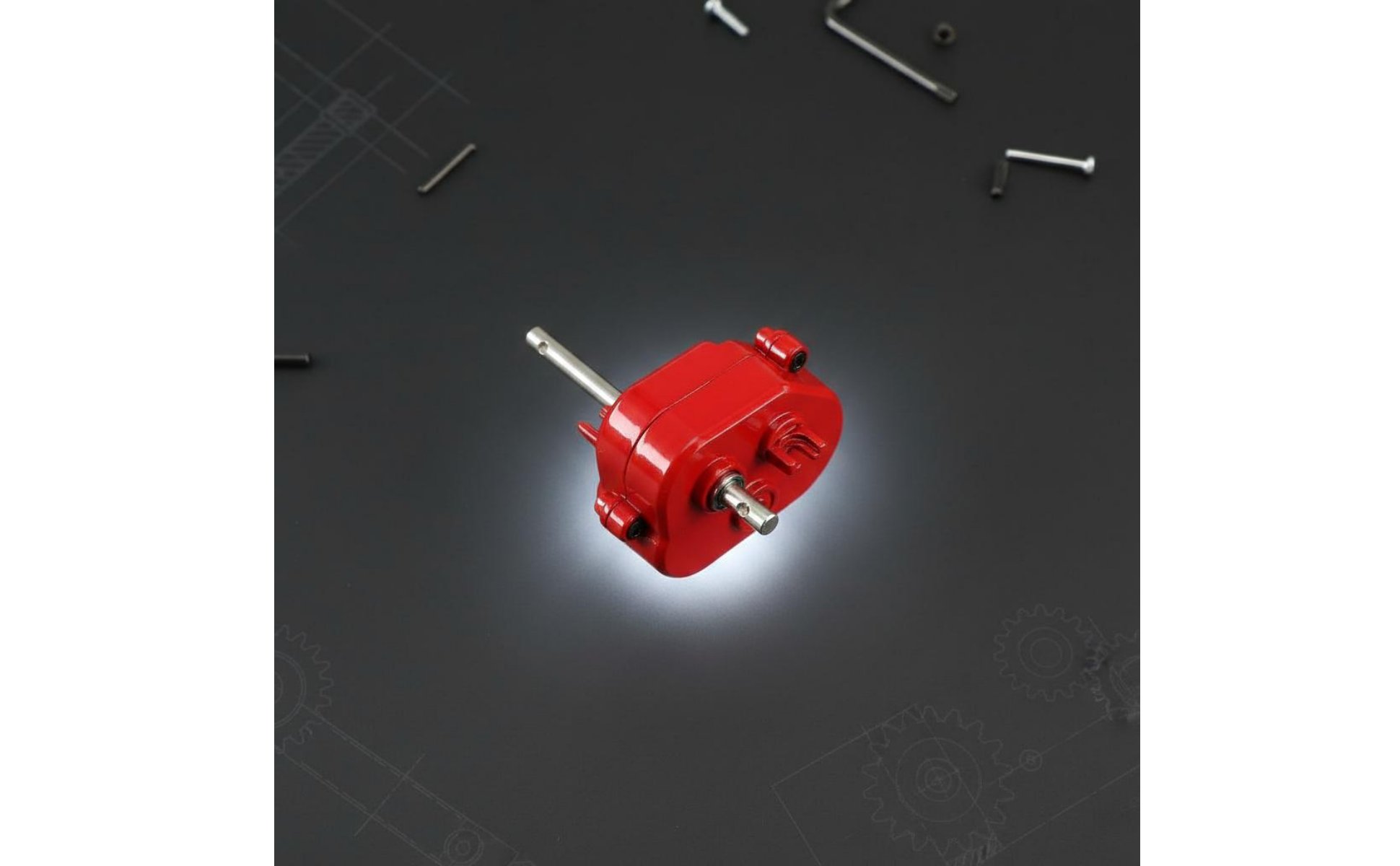 Drive Shaft Gearbox Kit Driveshaft Included RC Car Gearbox Set Upgraded