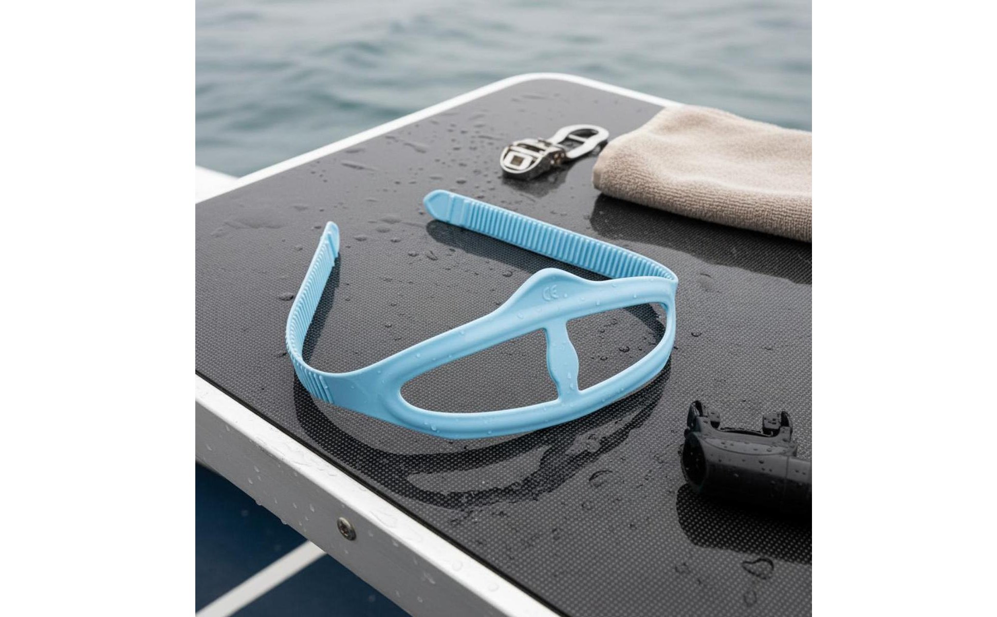 Silicone Mask Strap Universal Fit Dive Mask Strap Long-Lasting for Snorkeling