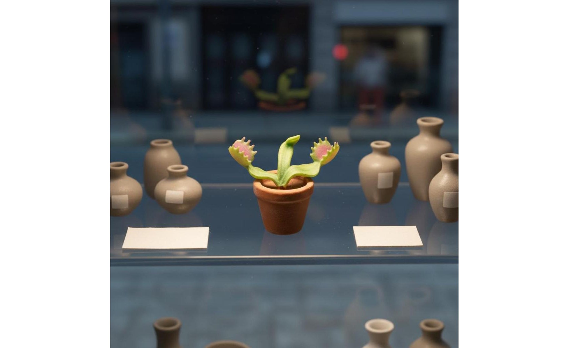 1:64 Scale Plant Miniature 3D Printed Resin Plant Display Realistic