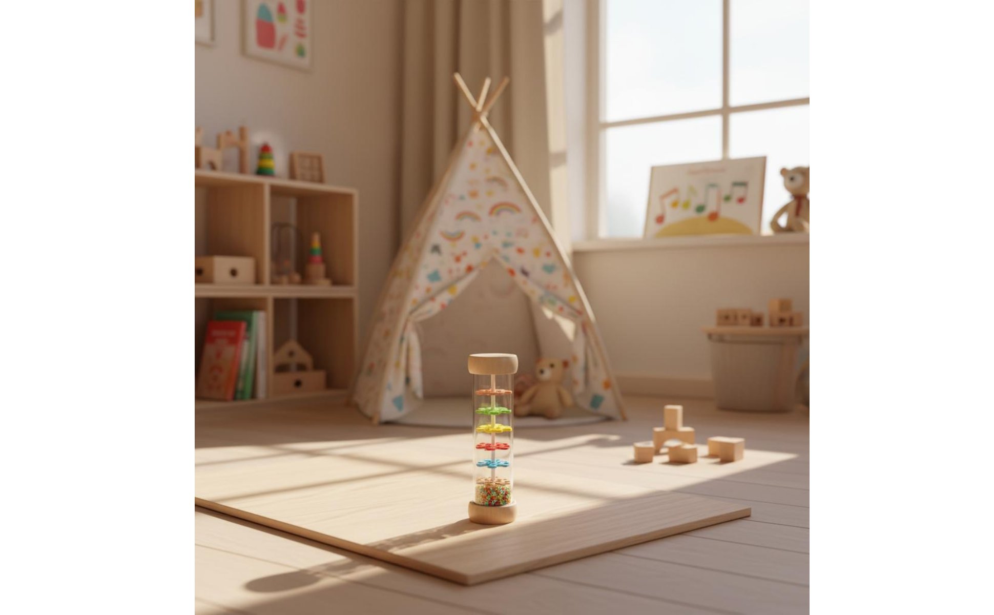 Rain Stick Music Teaching Tool Rain Sound Tube Early Learning for Classroom