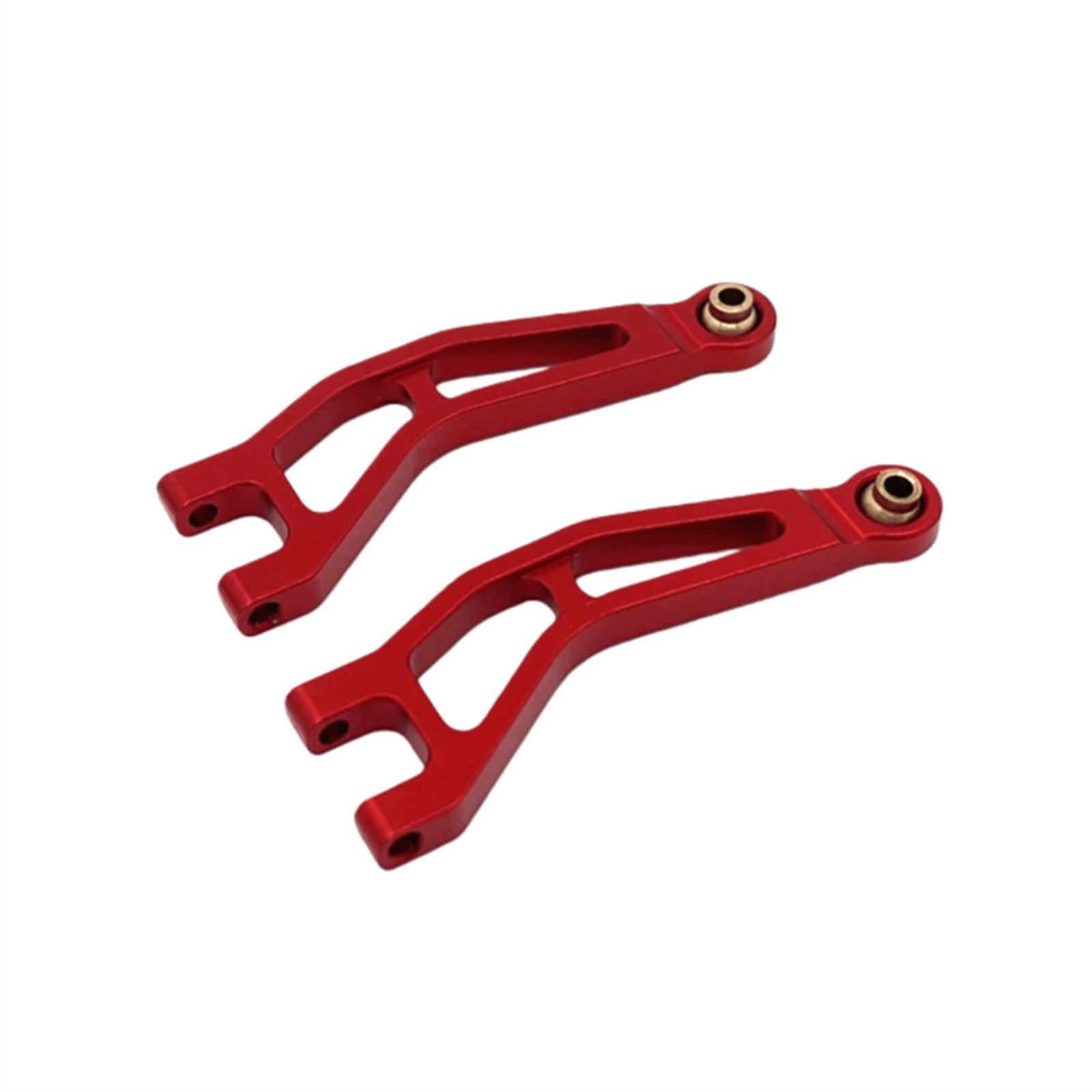 2 Pieces 1/18 Front Upper Shock Absorption Arm Anodized Front Shock Absorption Arms Lightweight Hobby Vehicle Part