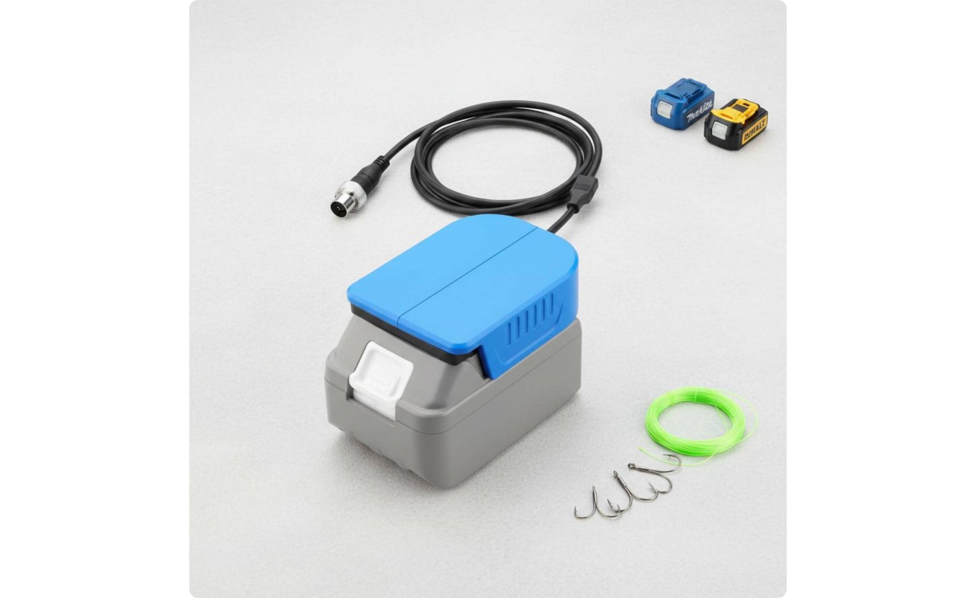 Câble Moulinet Électrique Compatible Batteries Lithium Cordon Moulinet de Pêche