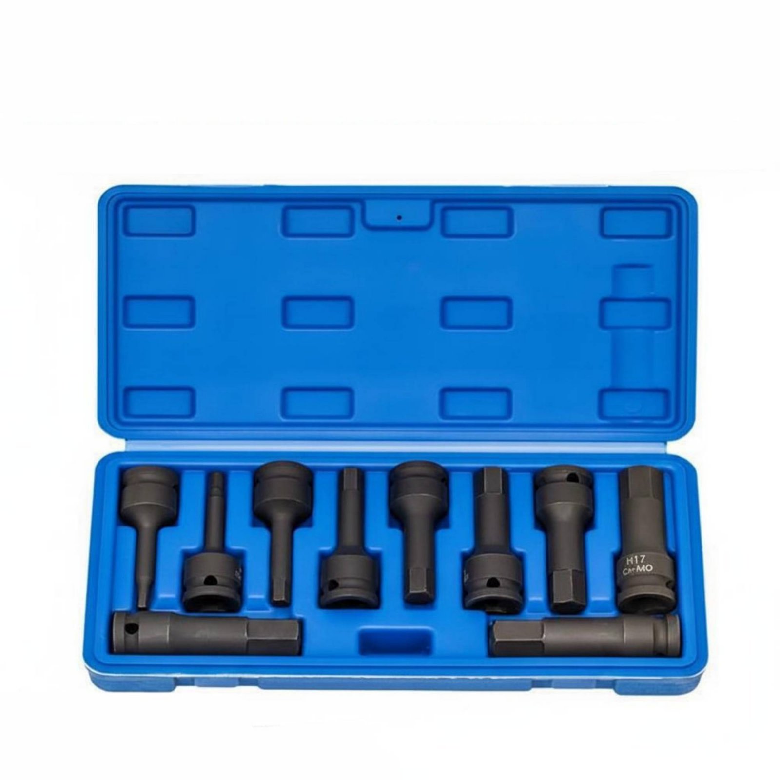10 Pieces 1/2 Drive Impact Hex Socket High Rotational Force Air Impact Socket Bit Pins Hole Retention Technician Tool for Garage