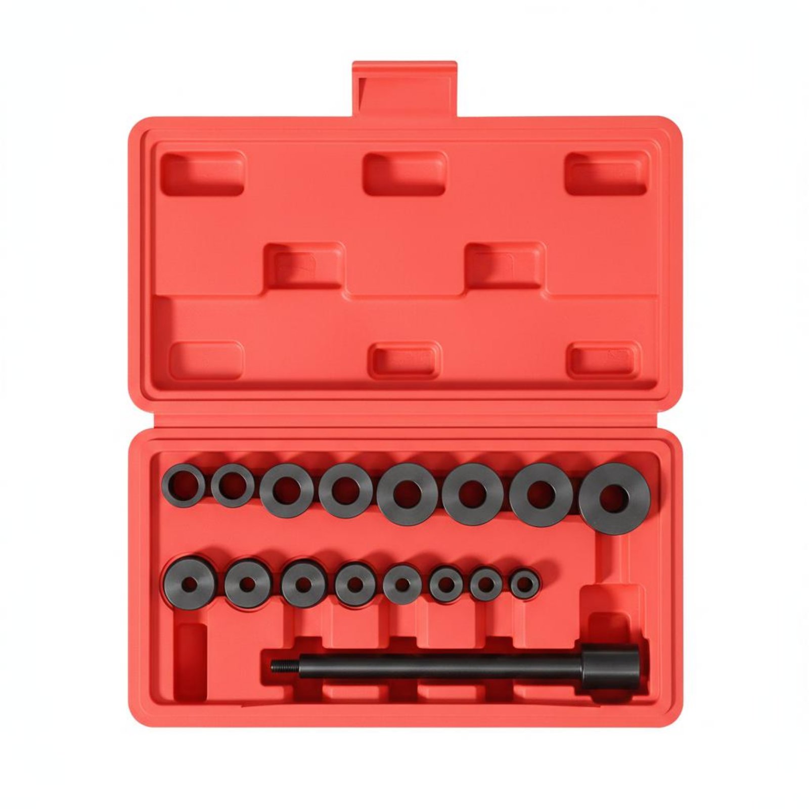 17 Pieces Clutch Alignment Tool Set Easy Installation Manual Transmission Clutch Tool Set with Storage Storage Case Auto Part for Maintenance, Garage