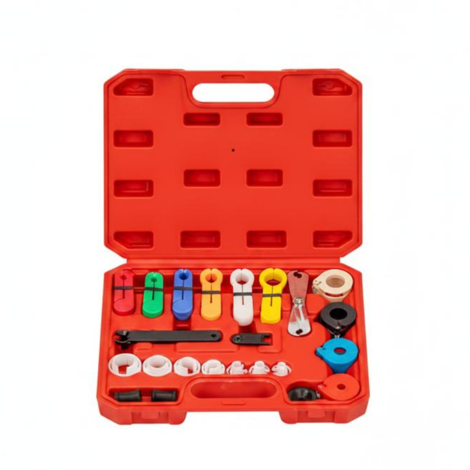 22 Pieces Quick Connect Release Tool Set Organized Carry Case Cooling-System-Line Disconnect Set Heavy Duty Auto Repair Tools for Mechanics, Garage