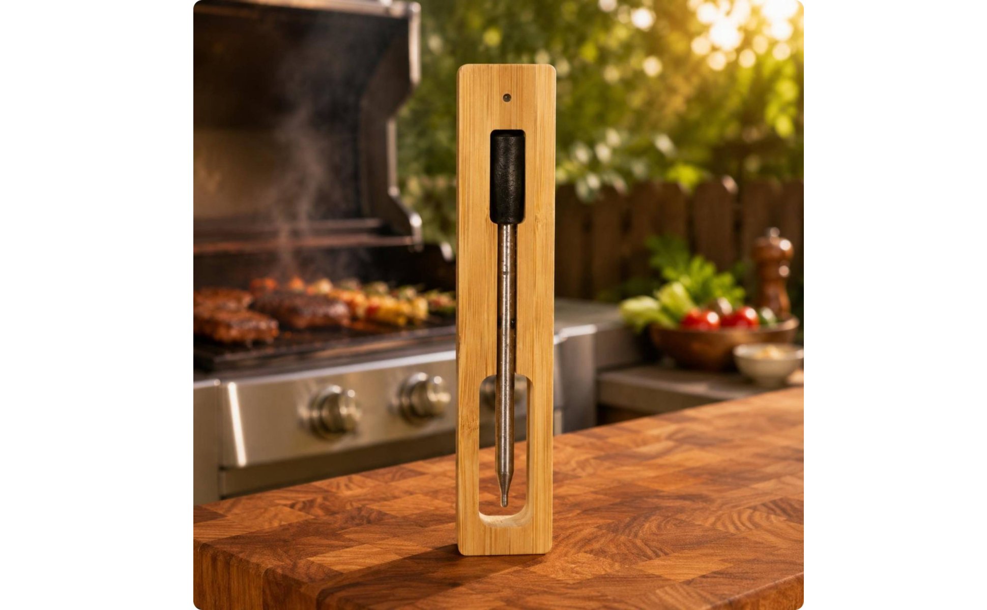 Smart BBQ Thermometer APP Control Bluetooth Food Thermometer Waterproof