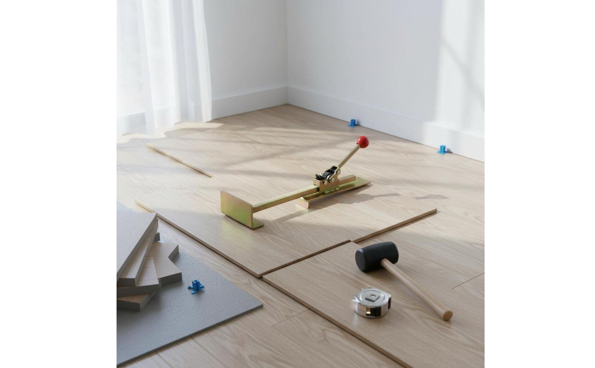 Flooring Tightening Hook Labor Saving Laminate Flooring Pull Bar Angled Lever