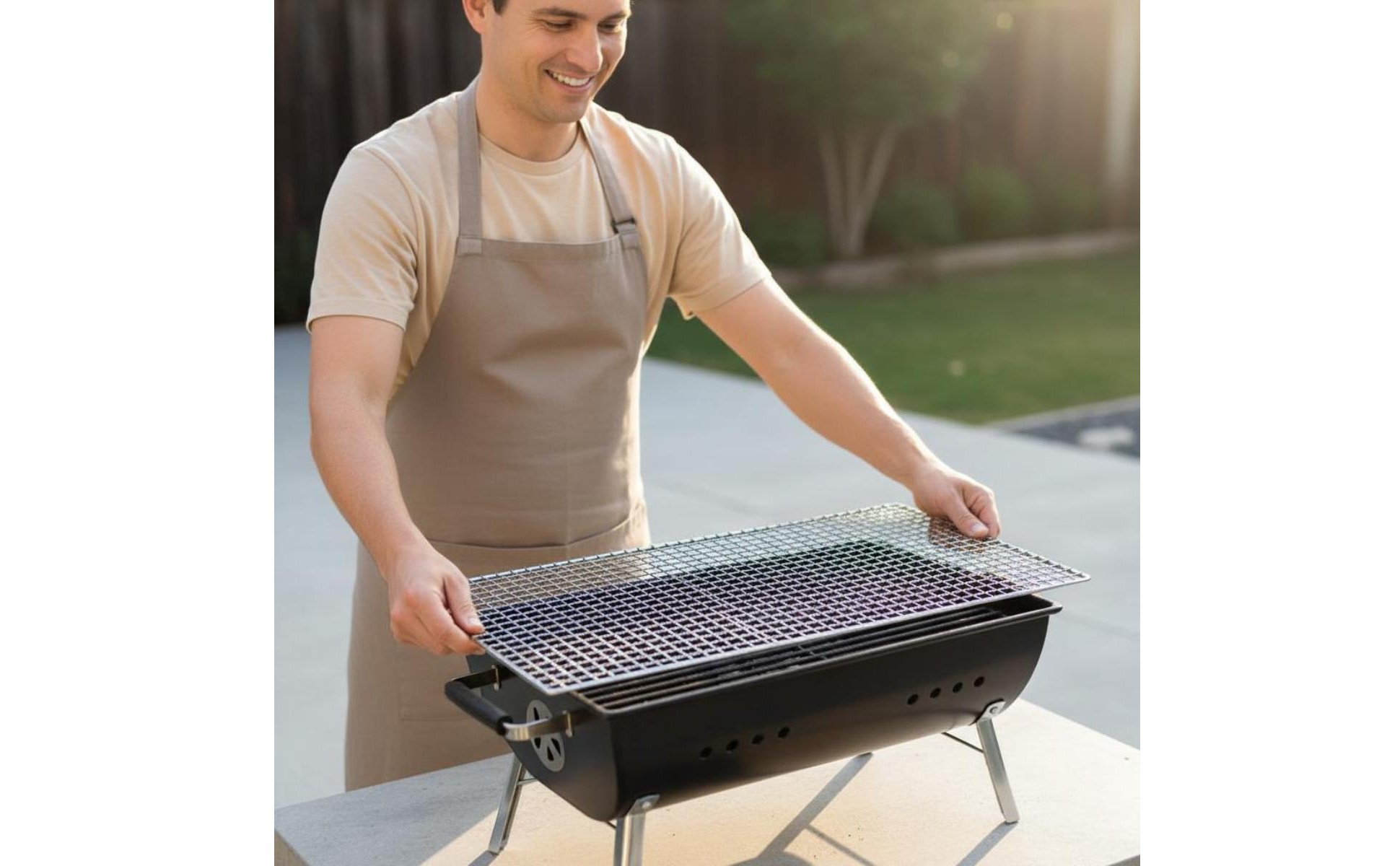 Mesh Grilling Rack Net Heat-Resistant Wire Barbecue Grate Easy to Clean for Bbq