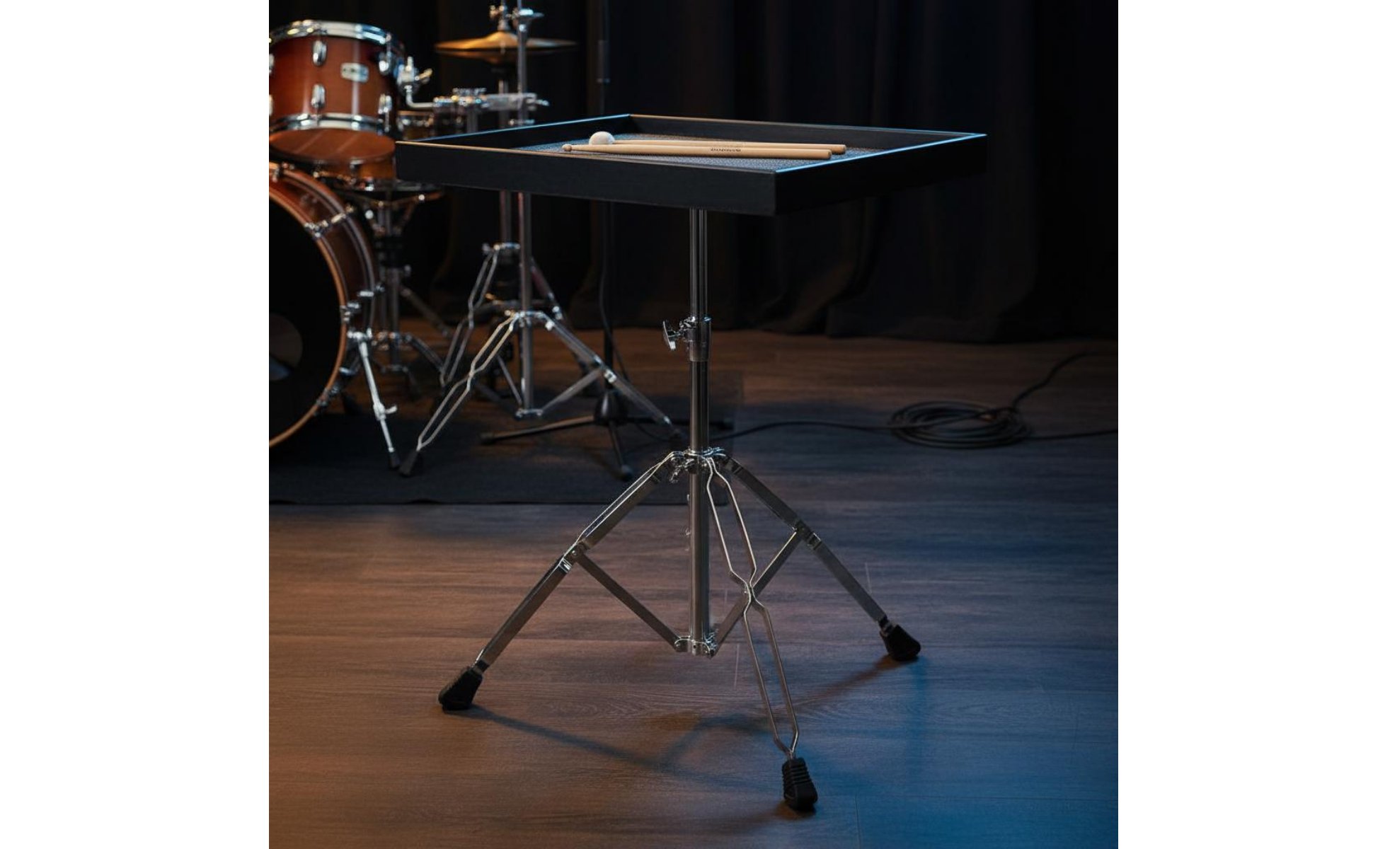 Percussion-Ablagetisch mit Ständer Multifunktional Marimba-Schlägelablage