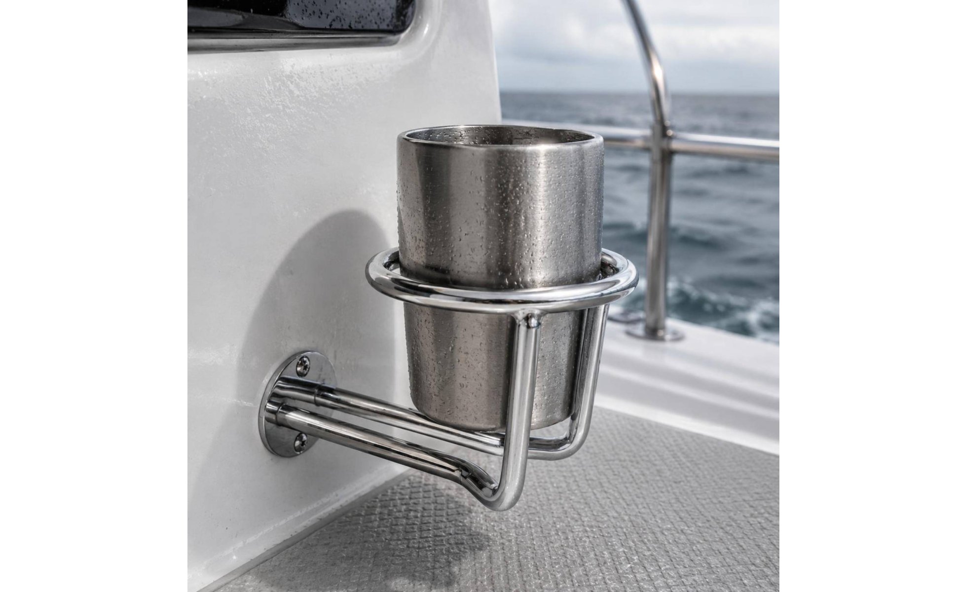 Stainless Steel Drink Holder Boat Drink Holder Rust-Resistant for RV