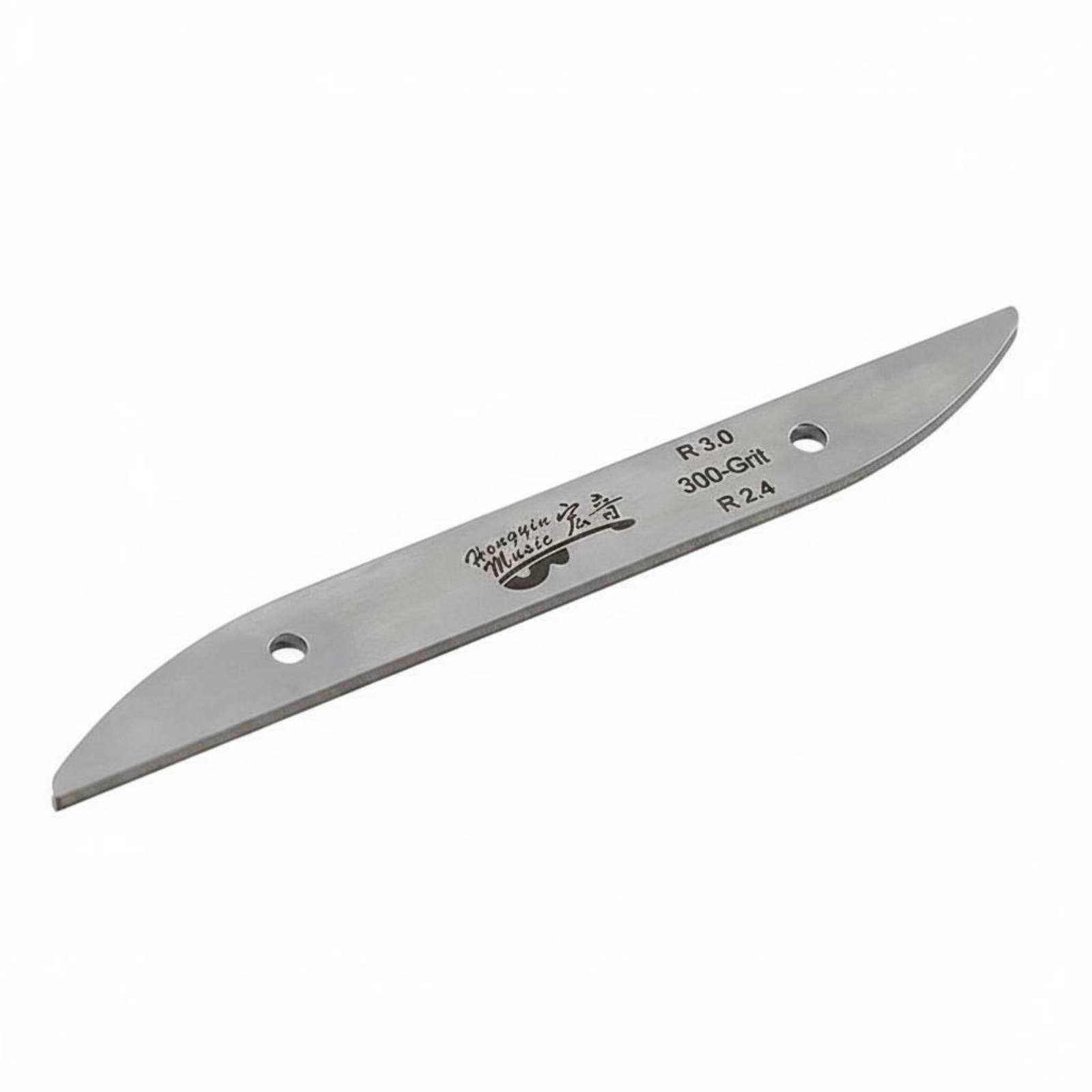 Flat and Curved Edges Fret Crowning File Double-Sided Grinding Arrowhead Shape Fret File Abrasive Grit for Luthiers, Guitarists, Workshop