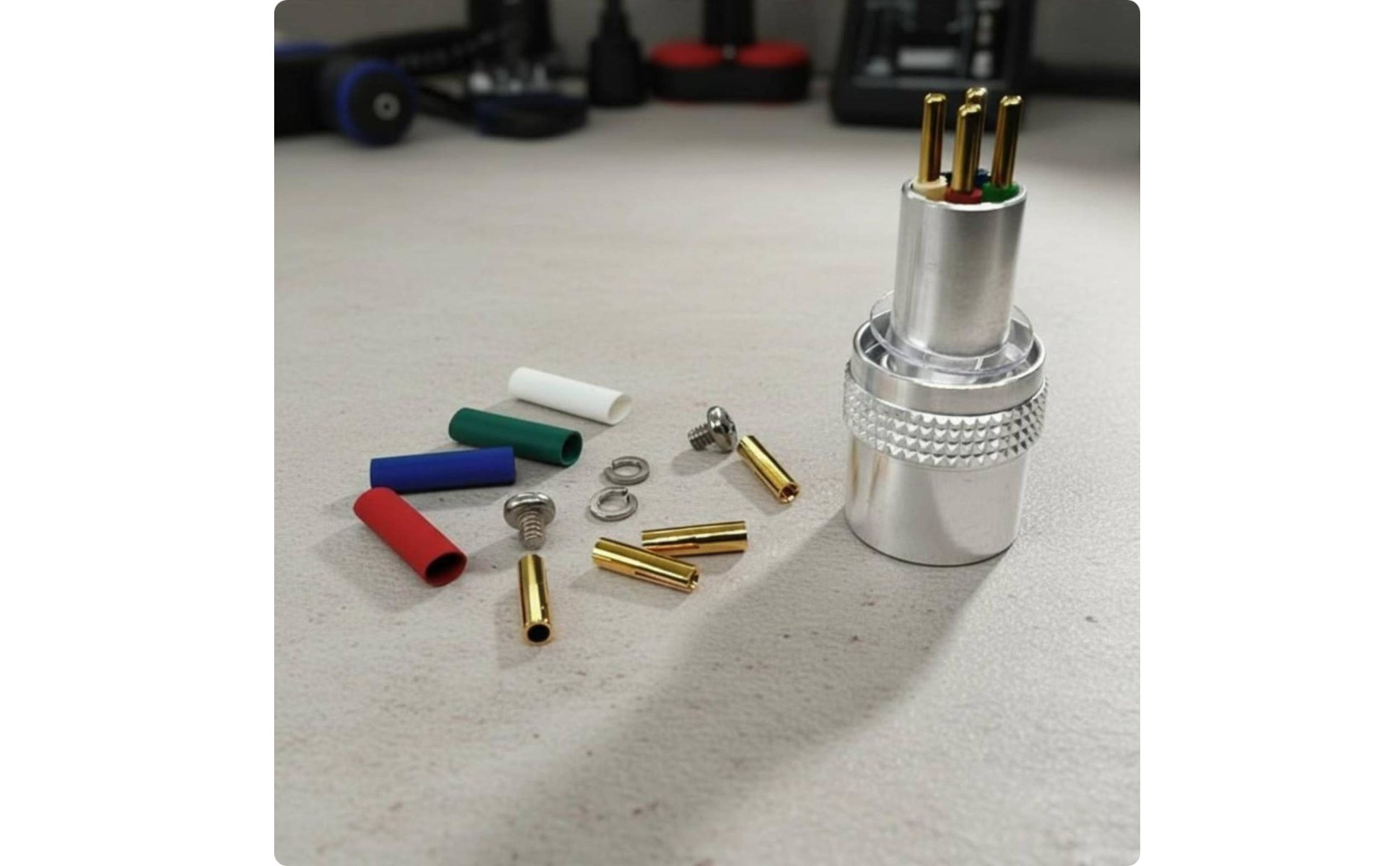 Technics Tonearm Connector CNC Machined Turntable Tonearm Socket Aluminum Alloy