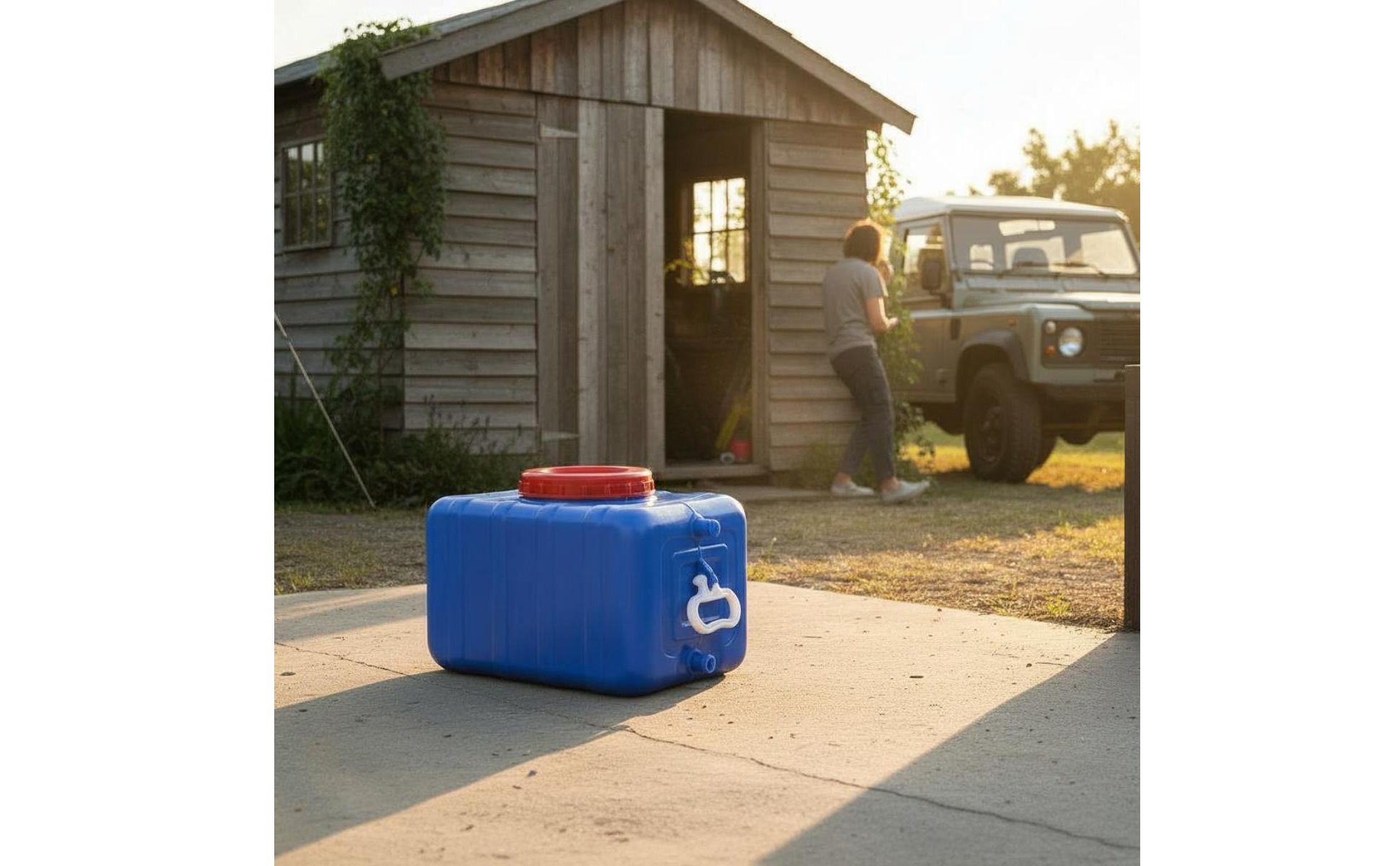 Wassertank Lebensmittelecht horizontaler Wassertank dickwandig