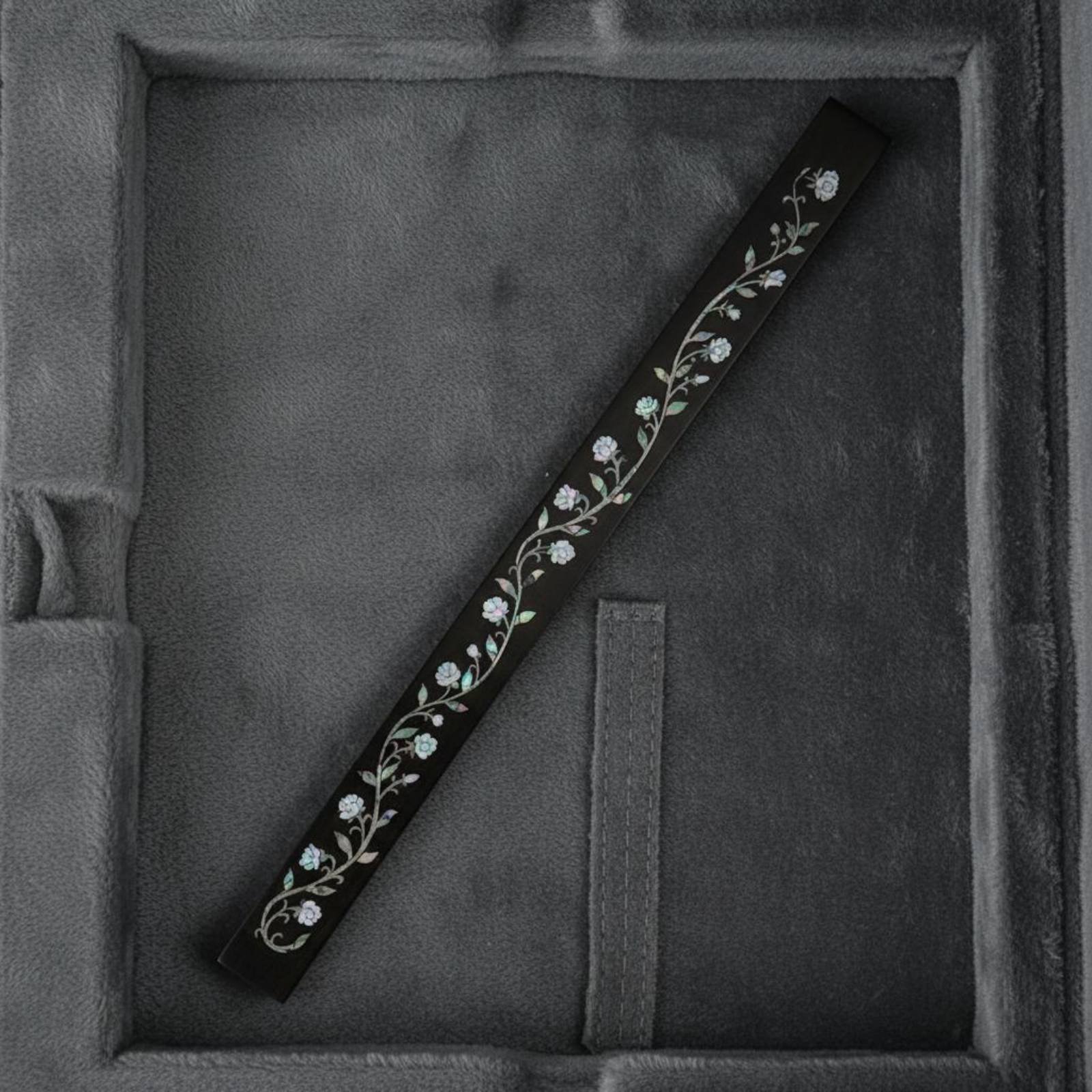 Morin Khuur Fingerboard Decorative Floral Pattern for Repair, Luthiers