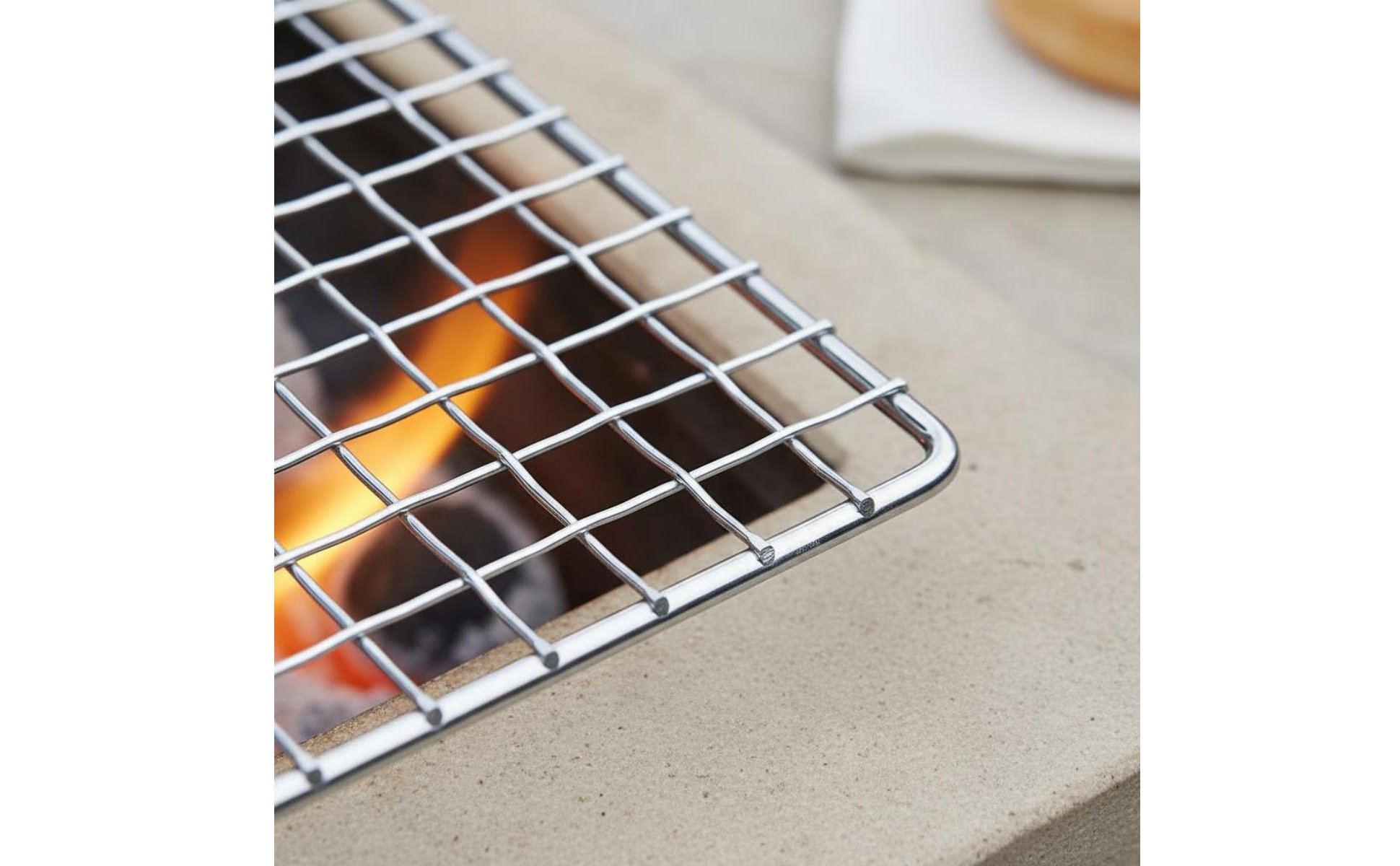 Mesh Grilling Rack Net Heat-Resistant Wire Barbecue Grate Easy to Clean for Bbq