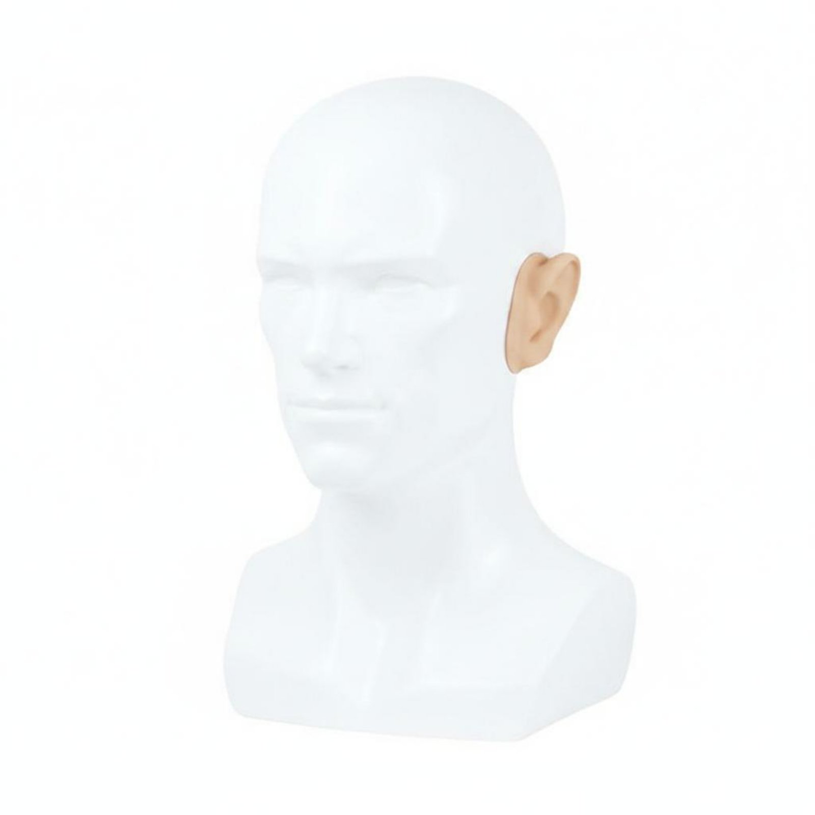 Hat Display Head Detachable Ears Hairpiece Stand Head PVC Material