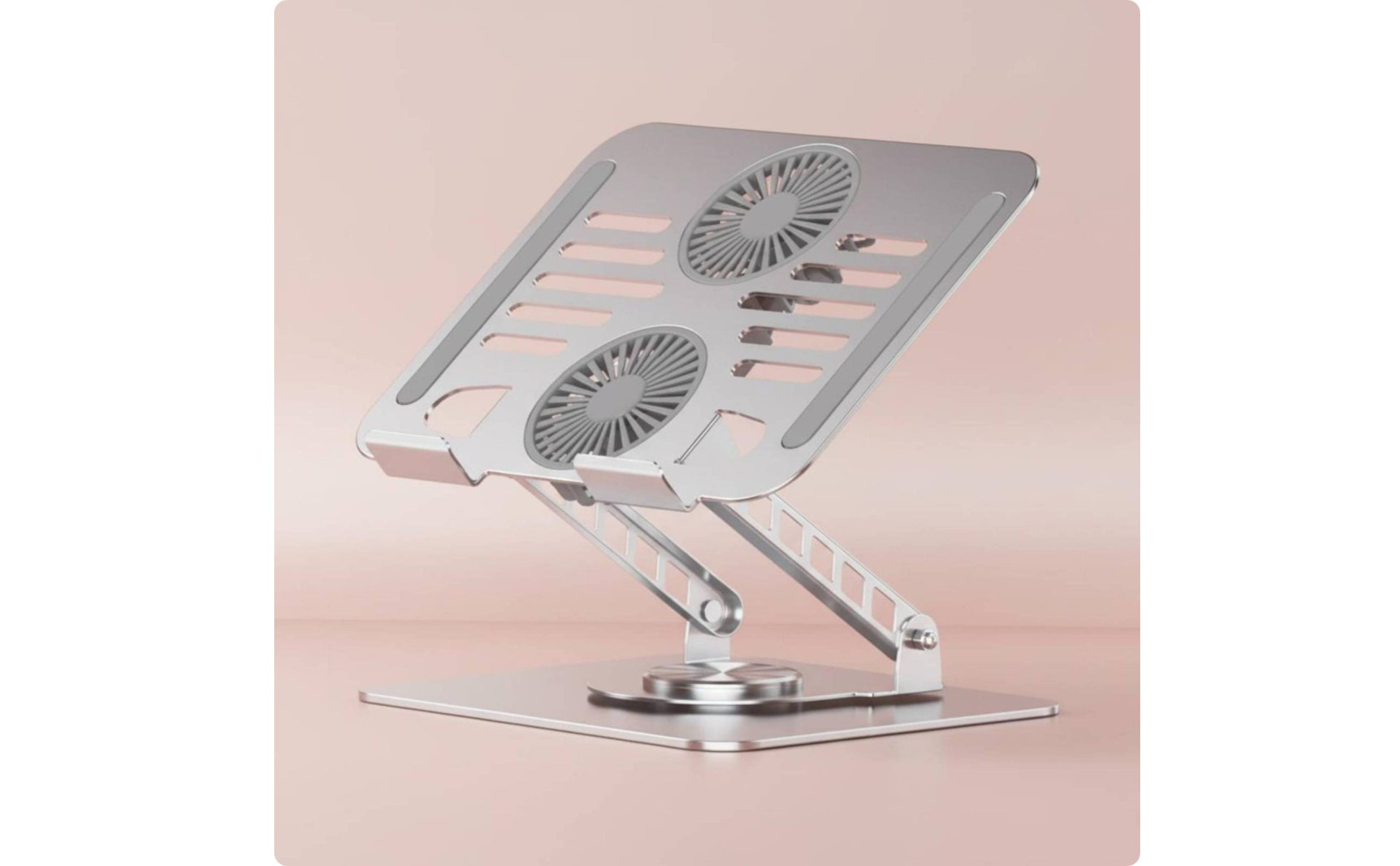 Aluminum Laptop Stand Multi Function Rotating Laptop Stand 360 Degree Rotation