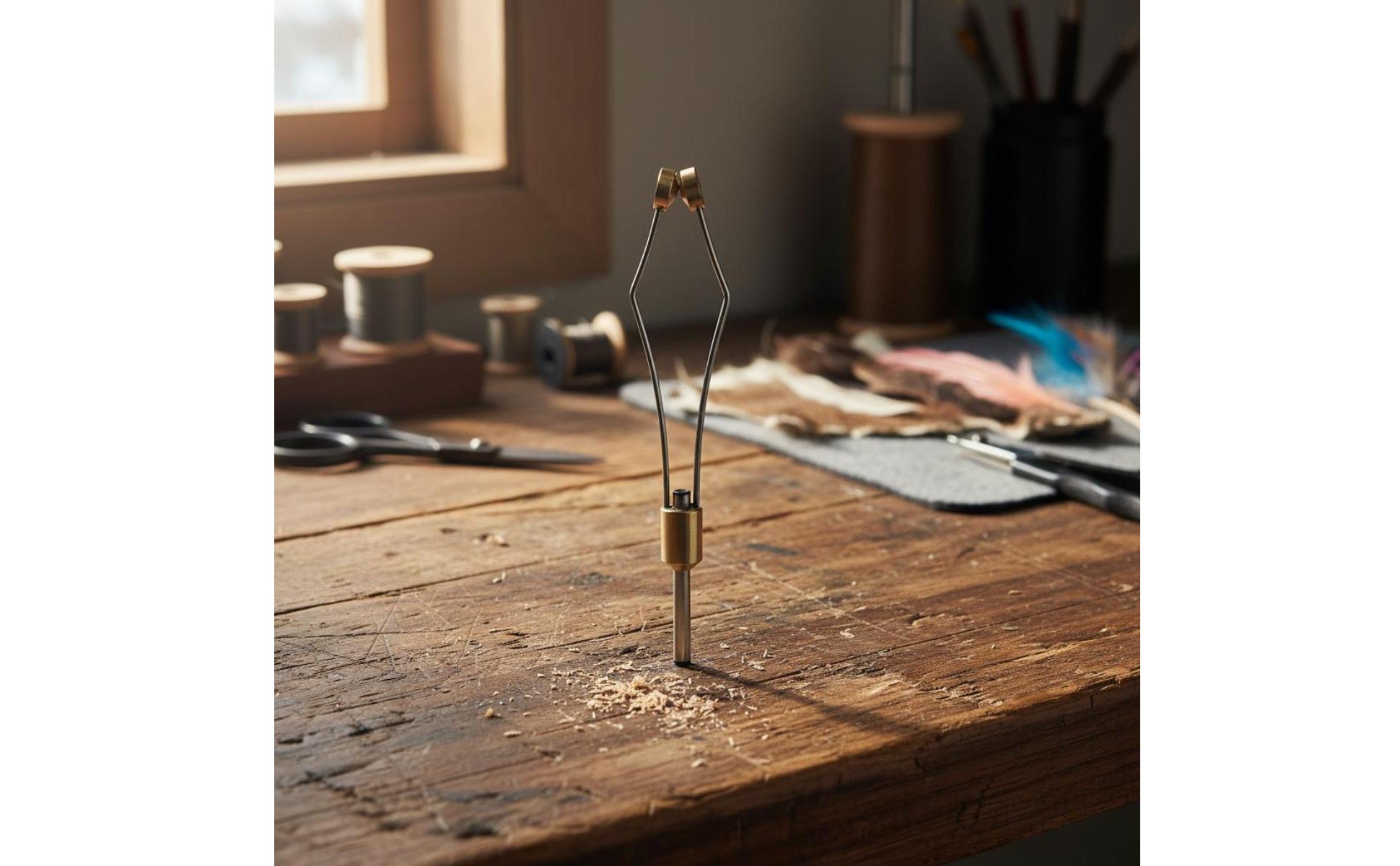 Fly Tying Spool Tool Even Line Release Brass Fly Tying Bobbin Wear-Resistant