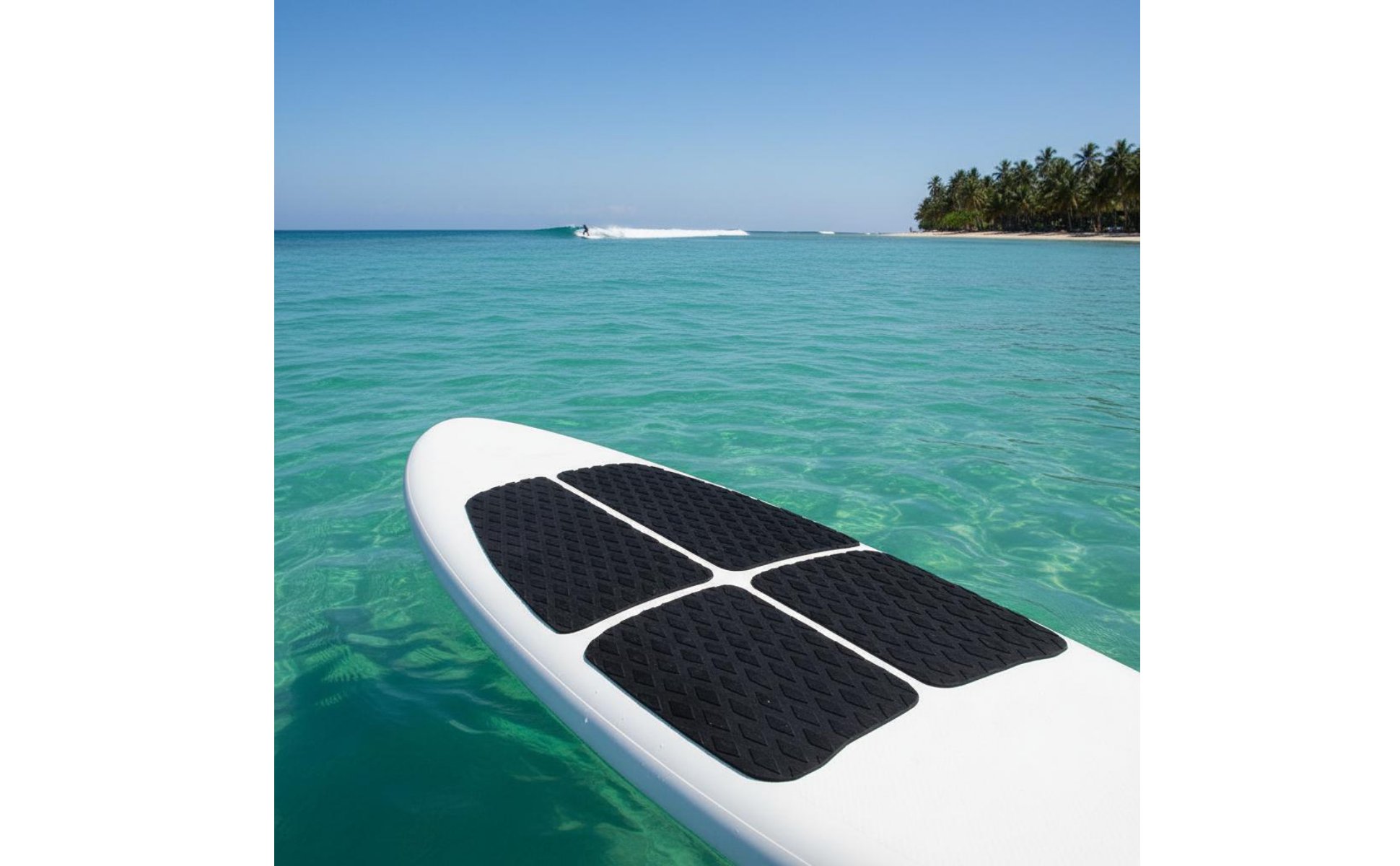 3 Pieces Paddle Board Traction Pad Cushioning Surfboard Traction Pad for Surfing