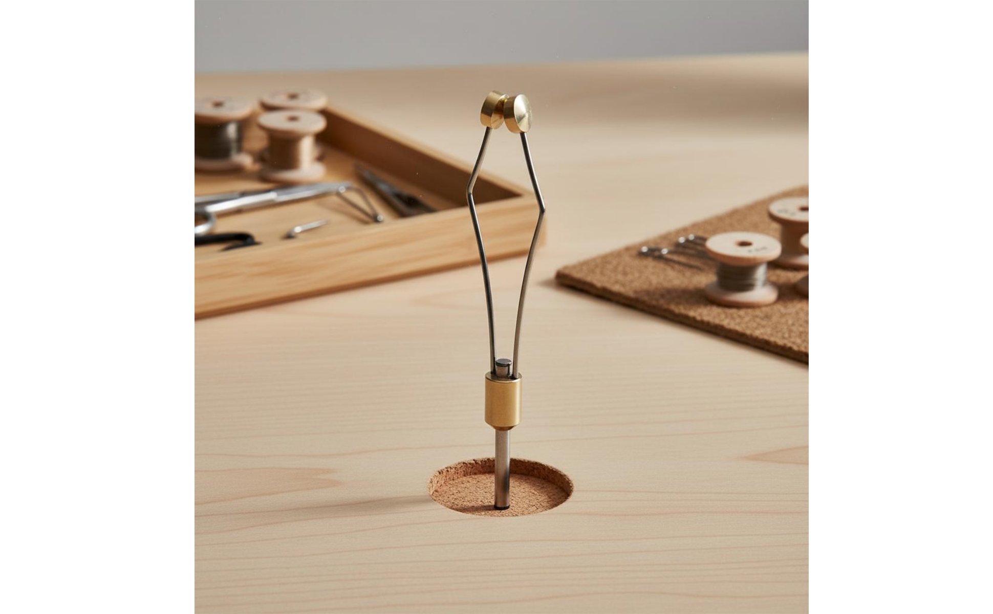 Fly Tying Spool Tool Even Line Release Brass Fly Tying Bobbin Wear-Resistant