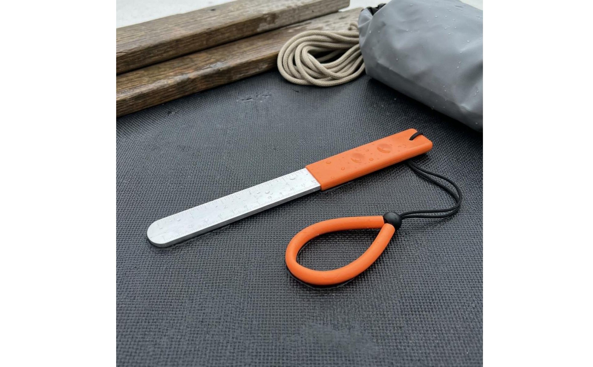 Marine Mollusk Gauge with Scale Shell Tool Aluminum Frame for Divers