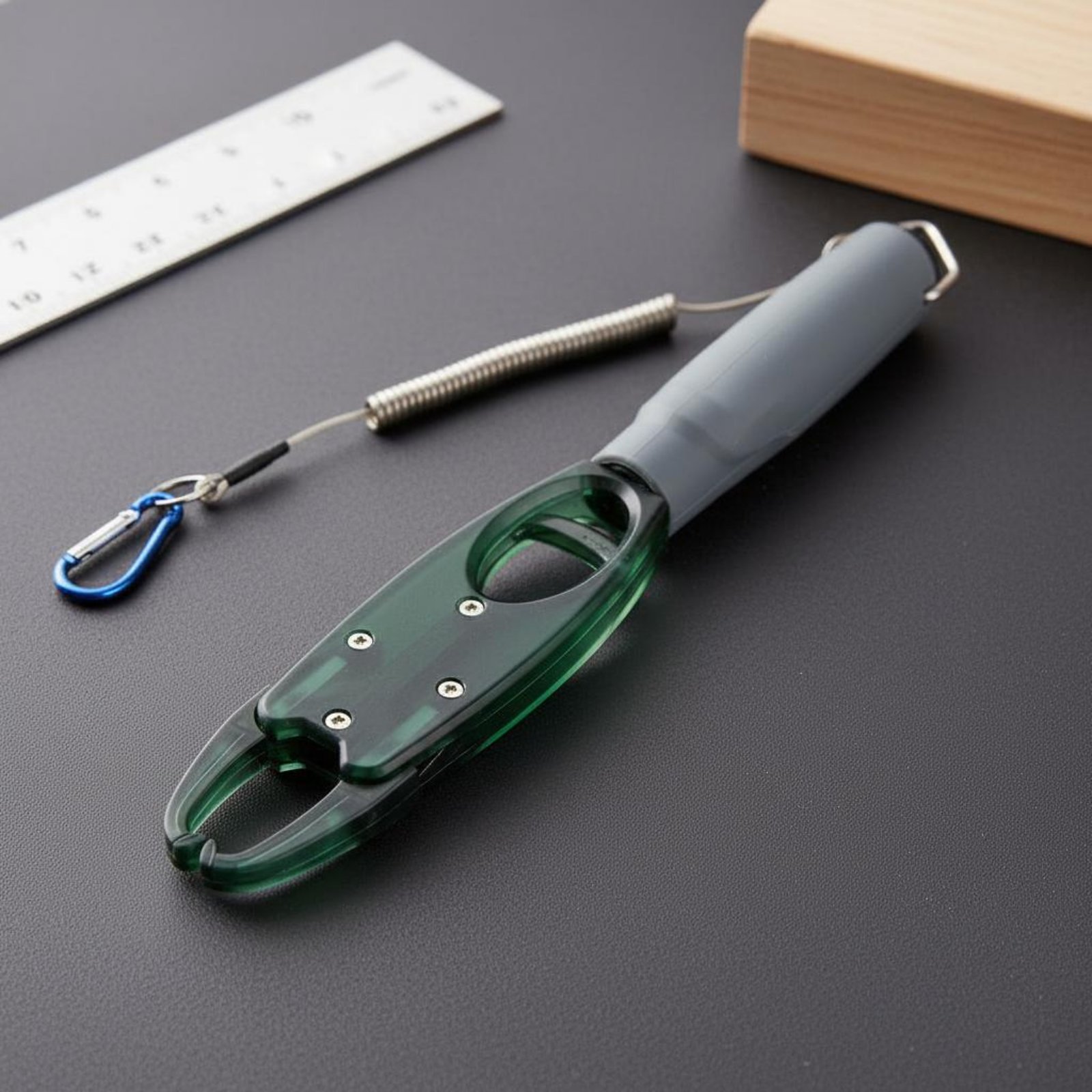 2 Stück Fischzange mit Waage Einhandbedienung Angelgriffzange für Angeln, Boot - Produktbild 5