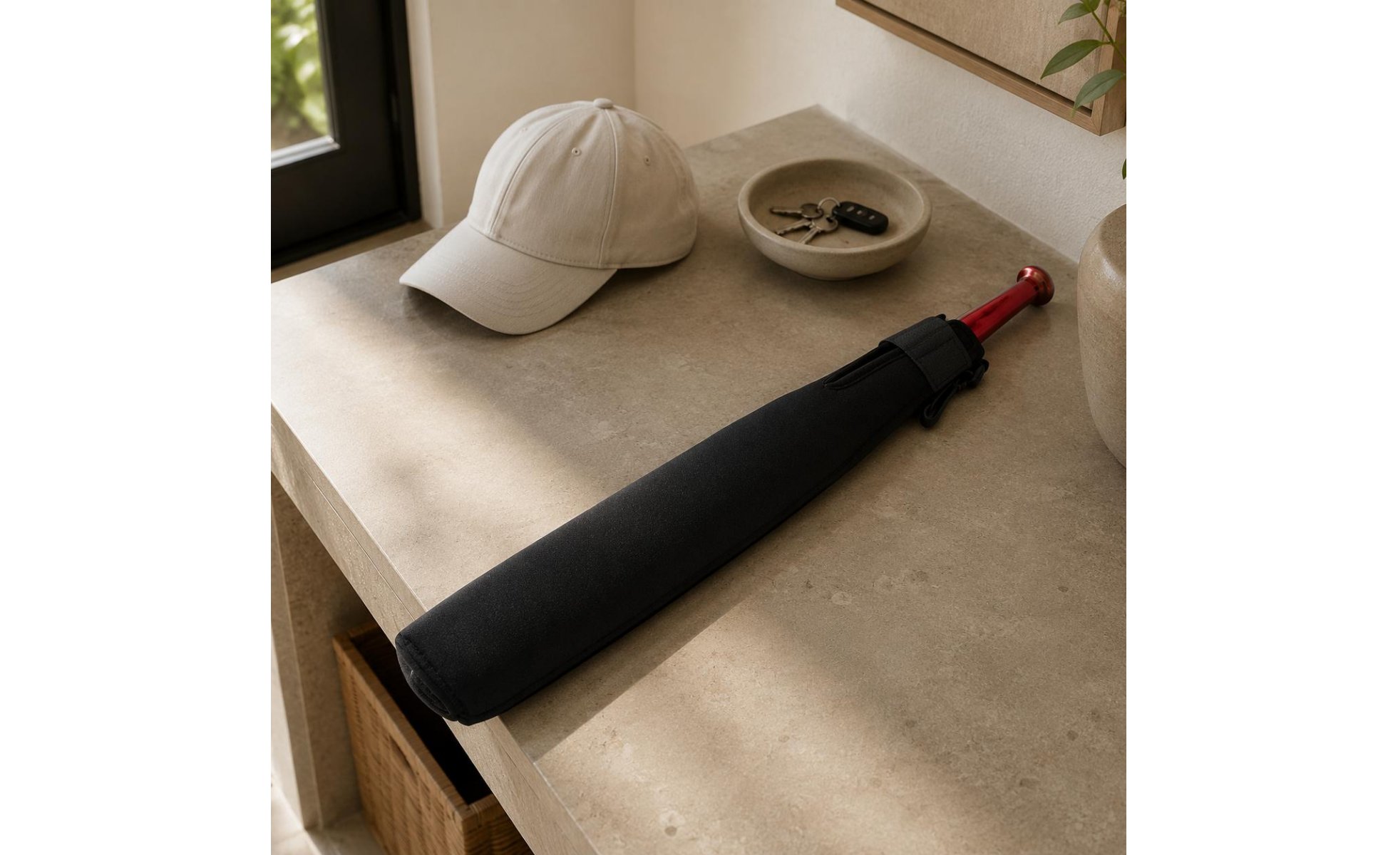 Neoprene Batting Implement Sleeve Shielded Baseball Batting Implement Sleeve