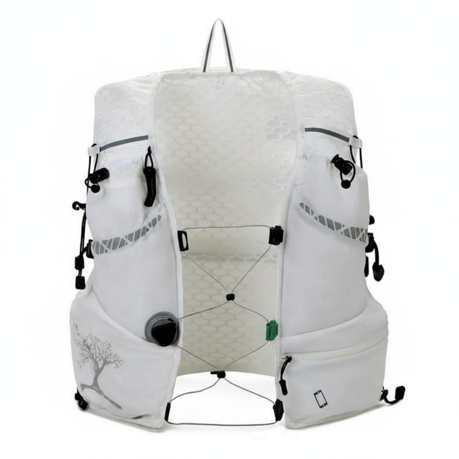 Biking Water-Carrying Vest Breathable Endurance Water-Carrying Vest Customizable Fit for Runners