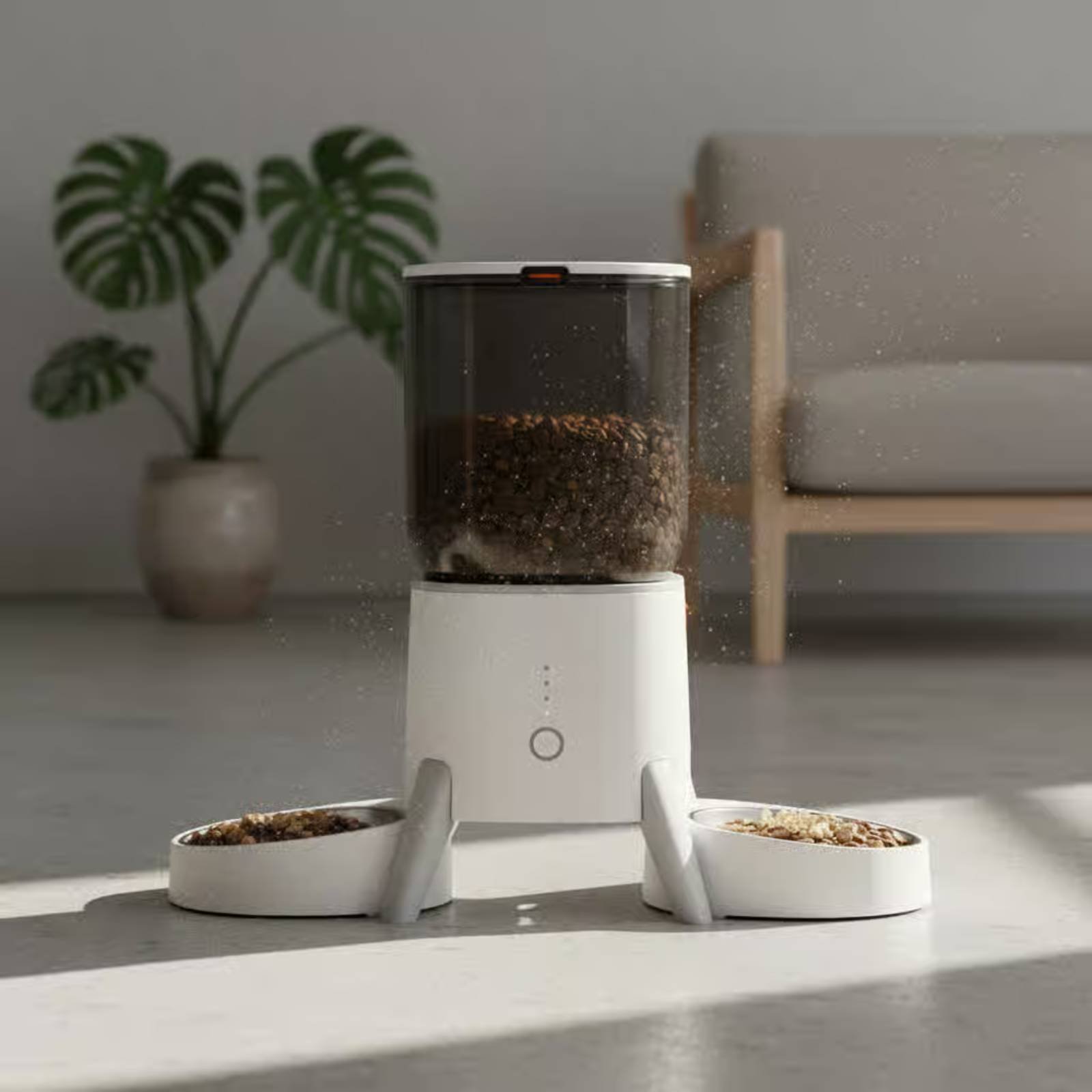 DISTANT PET FEEDER Easy to Clean Timed Pet Feeder 304 Stainless Steel £ ...