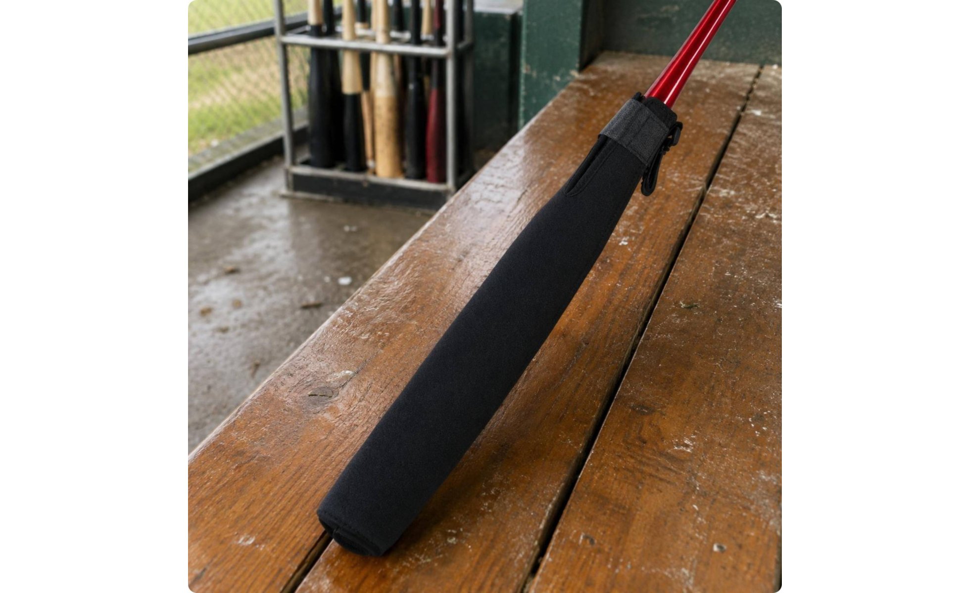 Neoprene Batting Implement Sleeve Shielded Baseball Batting Implement Sleeve