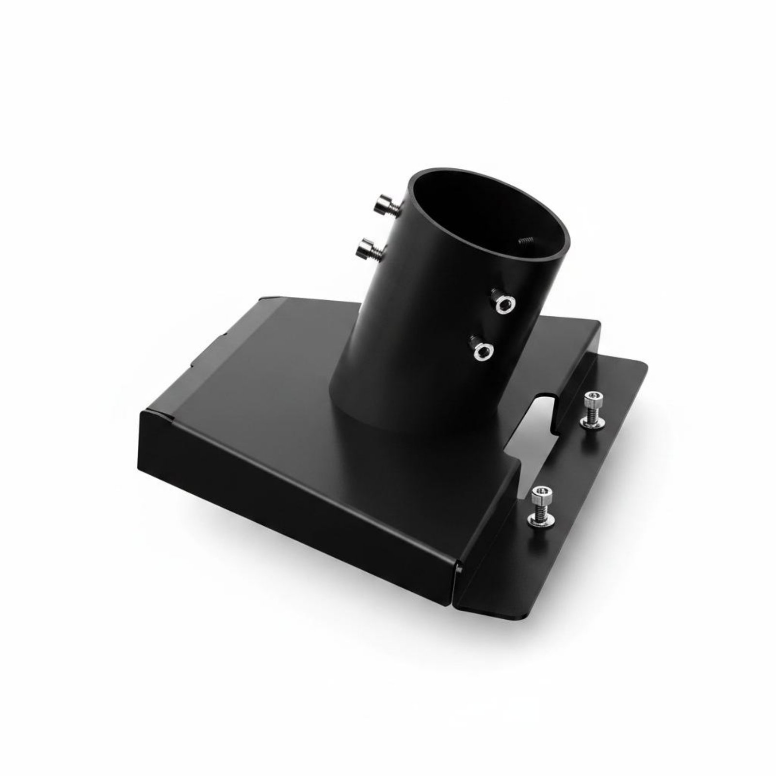 Steel Pole Bracket Stable Pole Base Bracket Heavy Duty