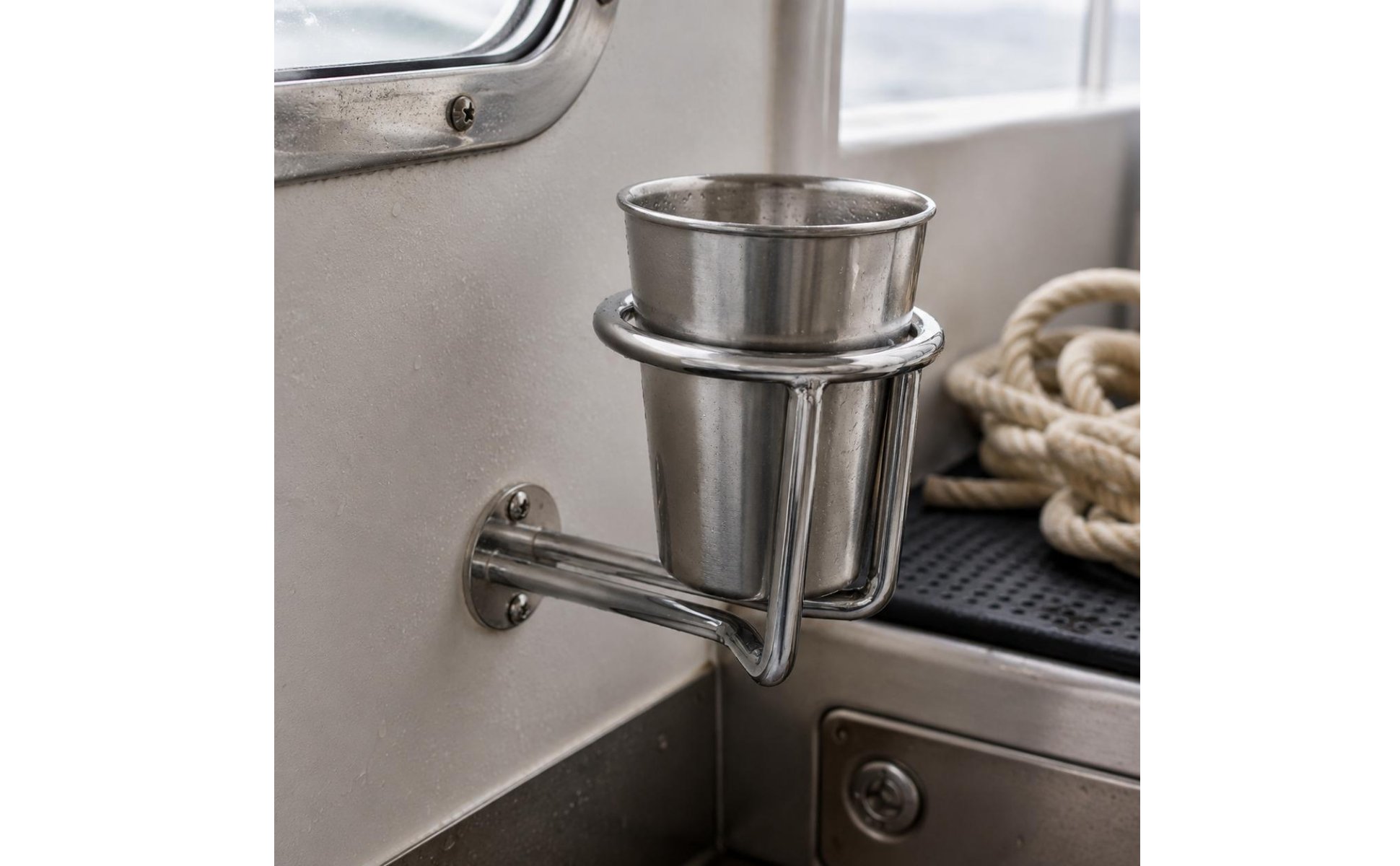 Stainless Steel Drink Holder Boat Drink Holder Rust-Resistant for RV