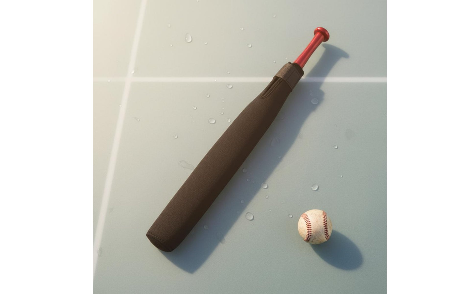 Neoprene Batting Implement Sleeve Shielded Baseball Batting Implement Sleeve